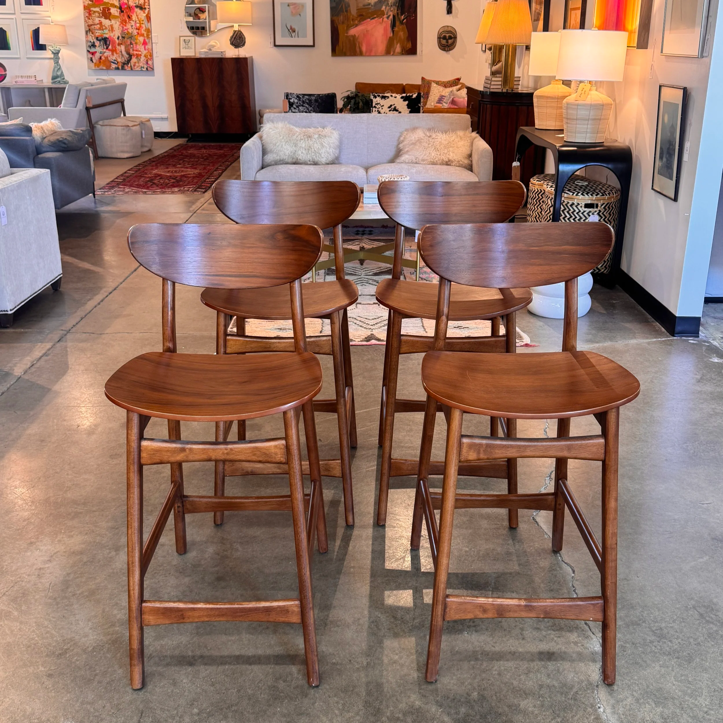 SOLD - West Elm Cafe Counter Stool - 26"H (2 left)