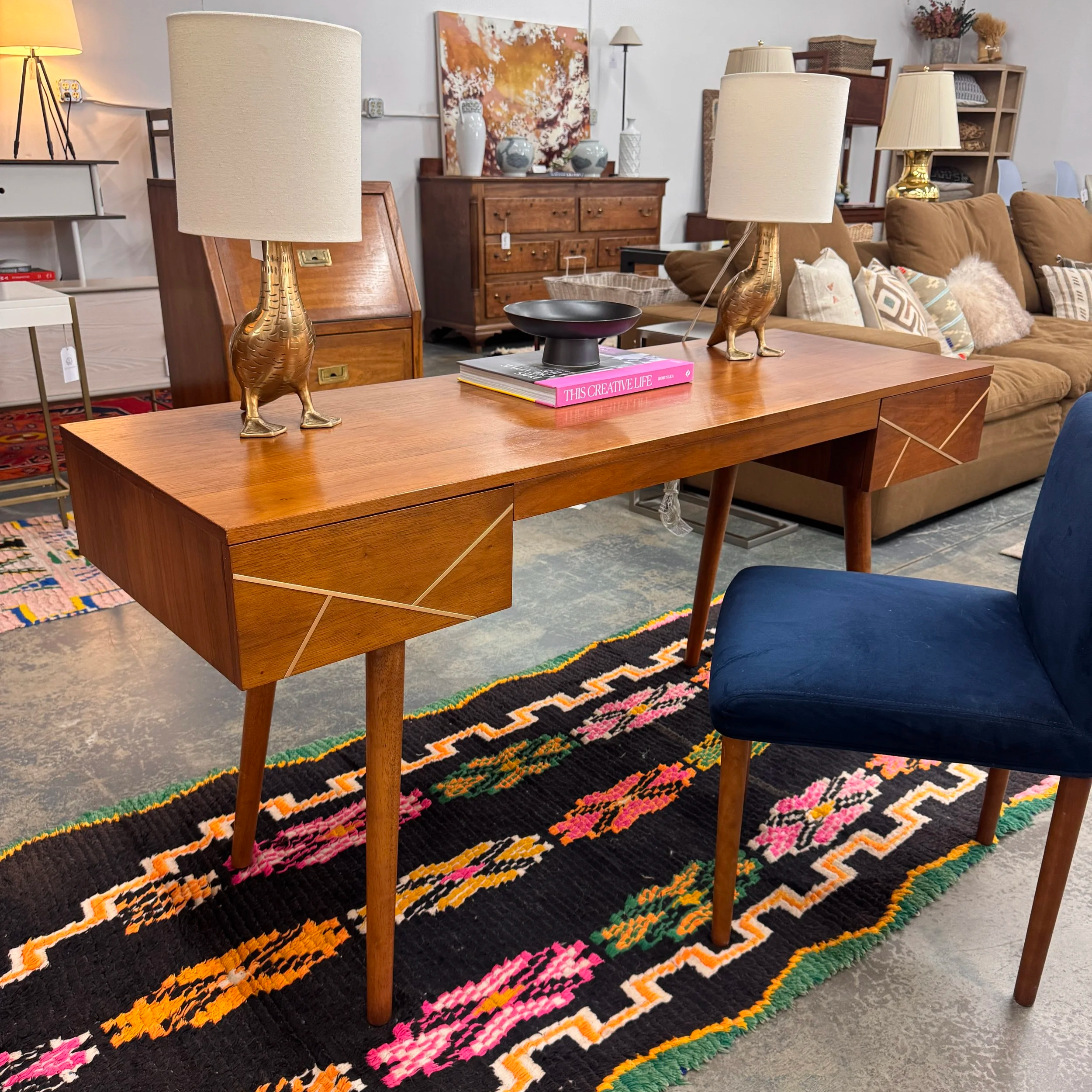 World Market Inlay Desk (59W x 30D x 20H)	