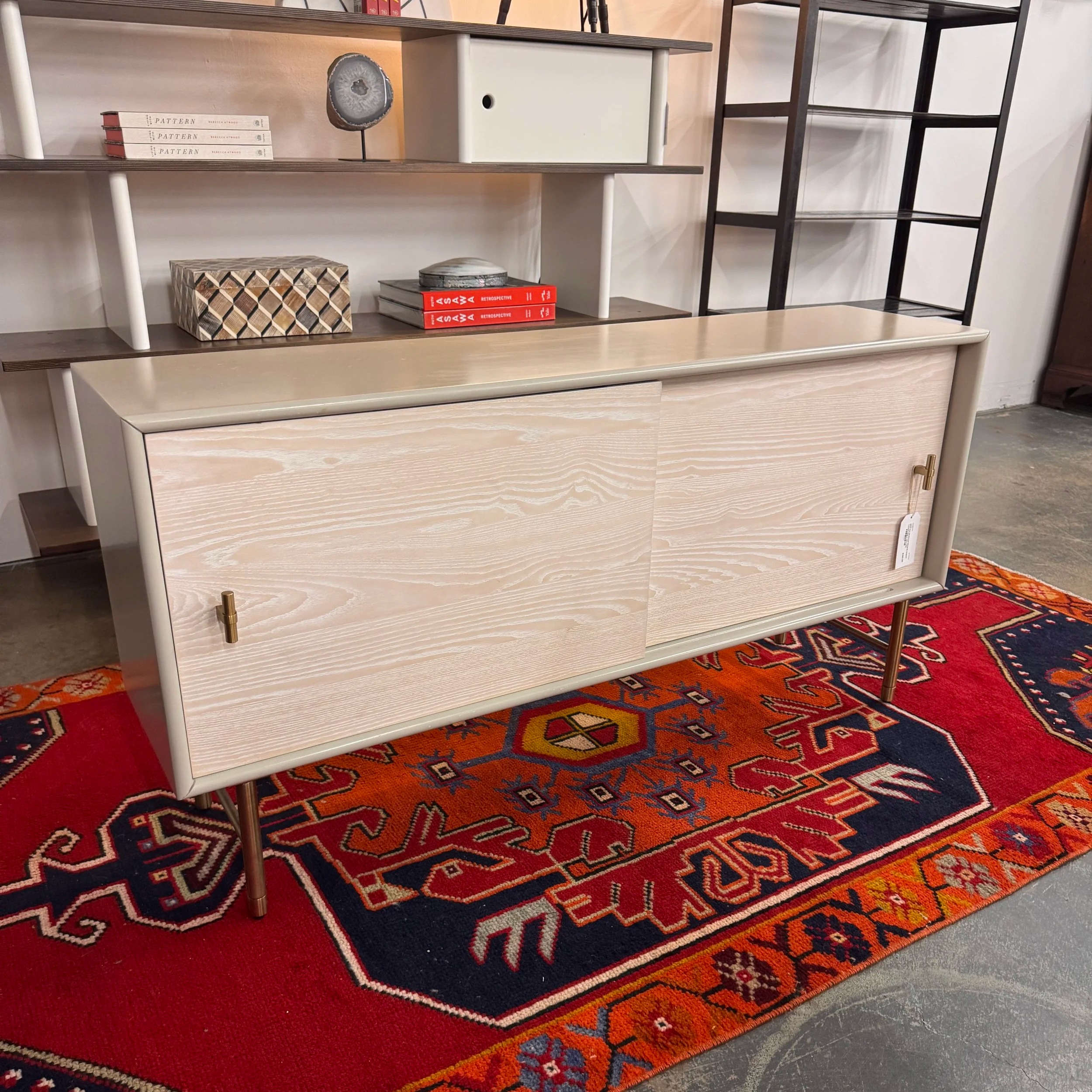 West Elm Modernist Wood & Lacquer Console (48W x 12D x 24H)
