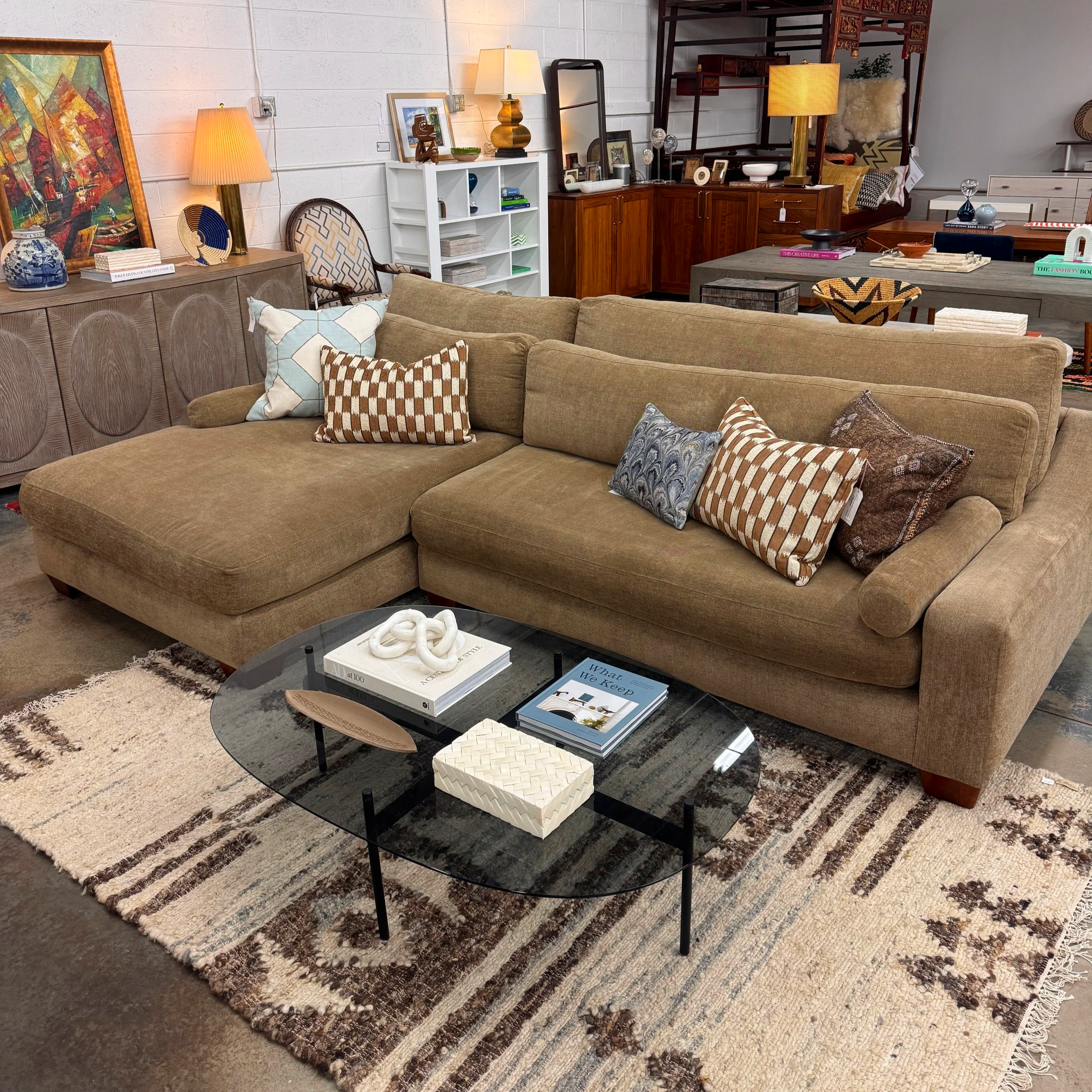 SOLD - HW Home Sectional (115" x 72")	