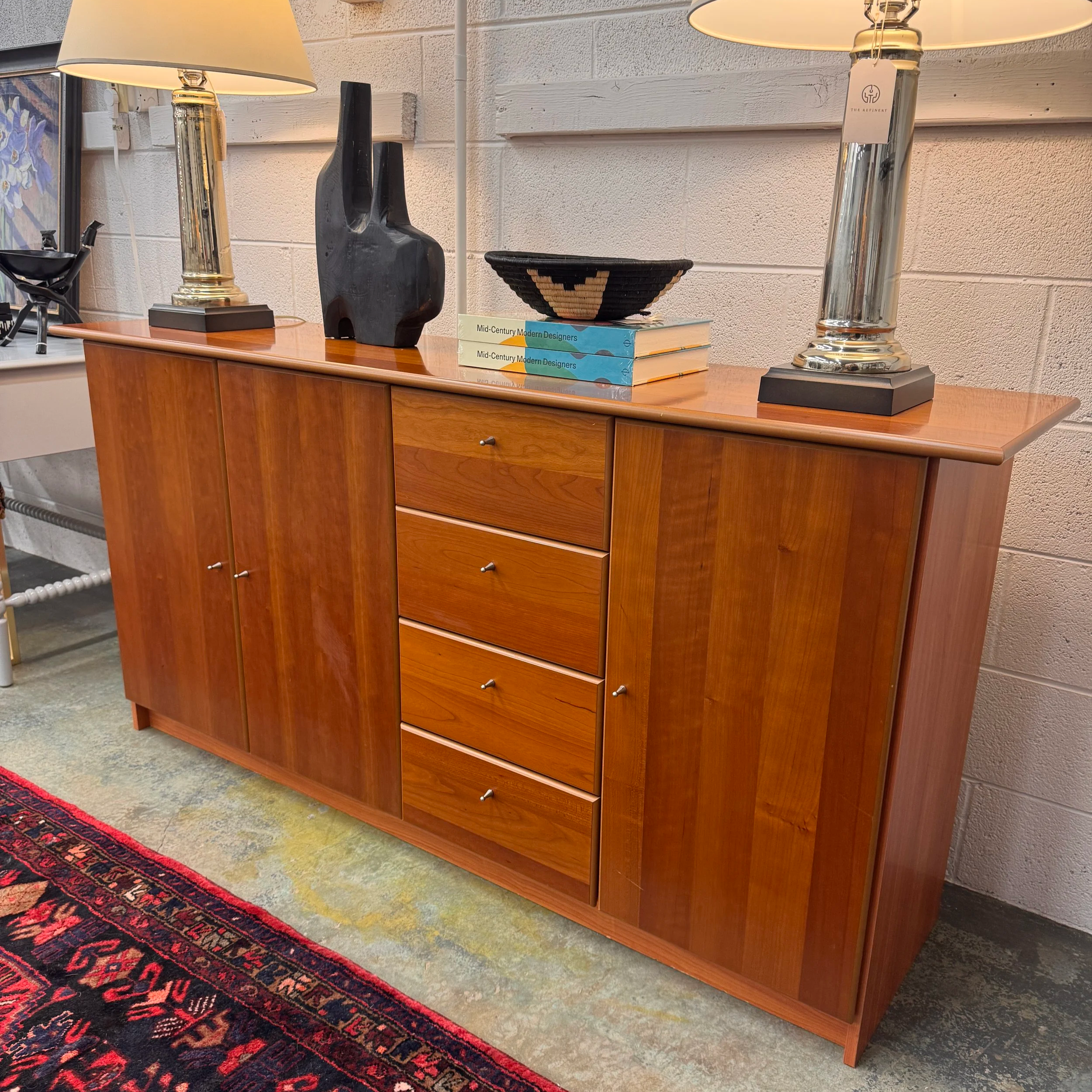 Danish Cherry Sideboard (70W x 17D x 34H)
