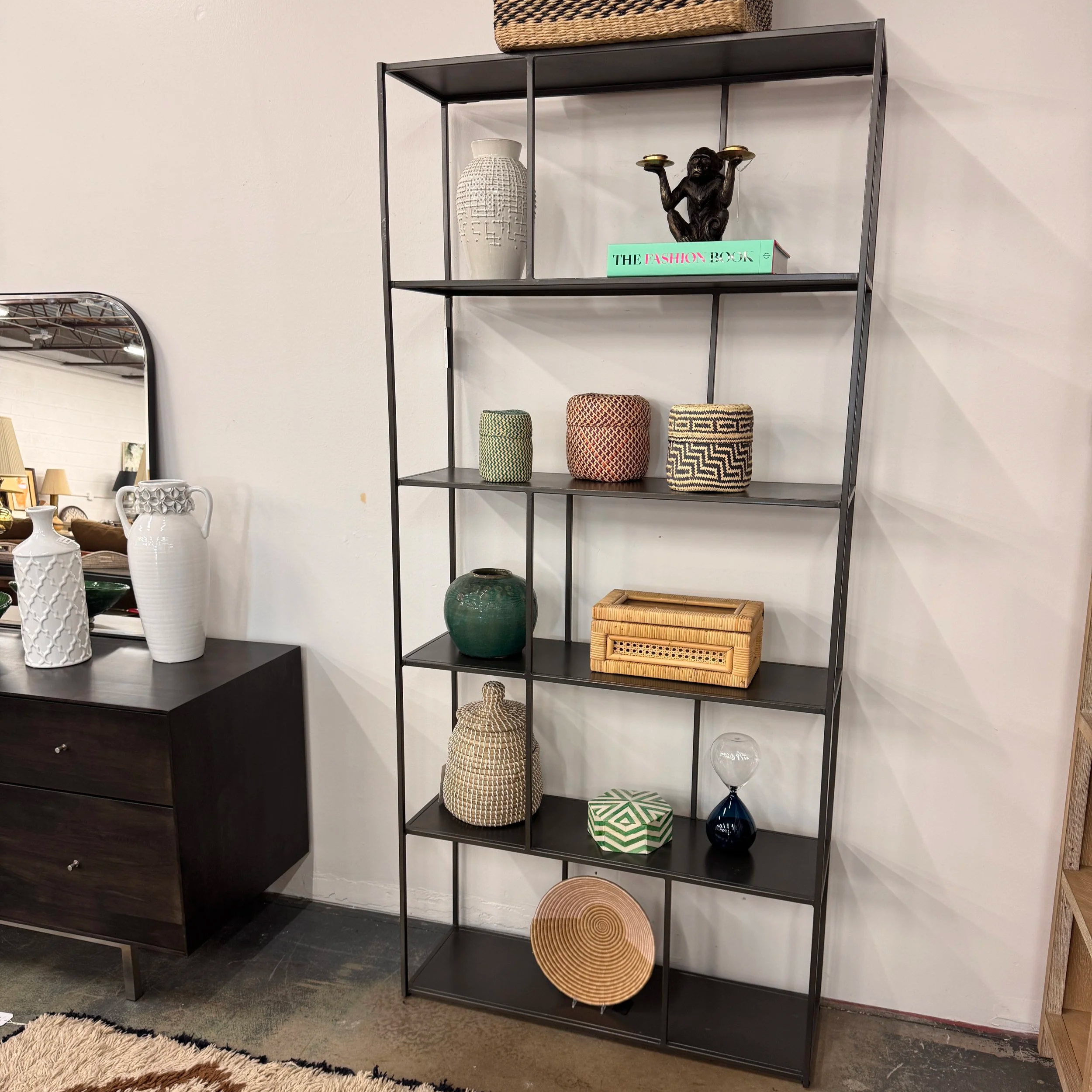 West Elm Metal Bookcase (35.5W x 75H)