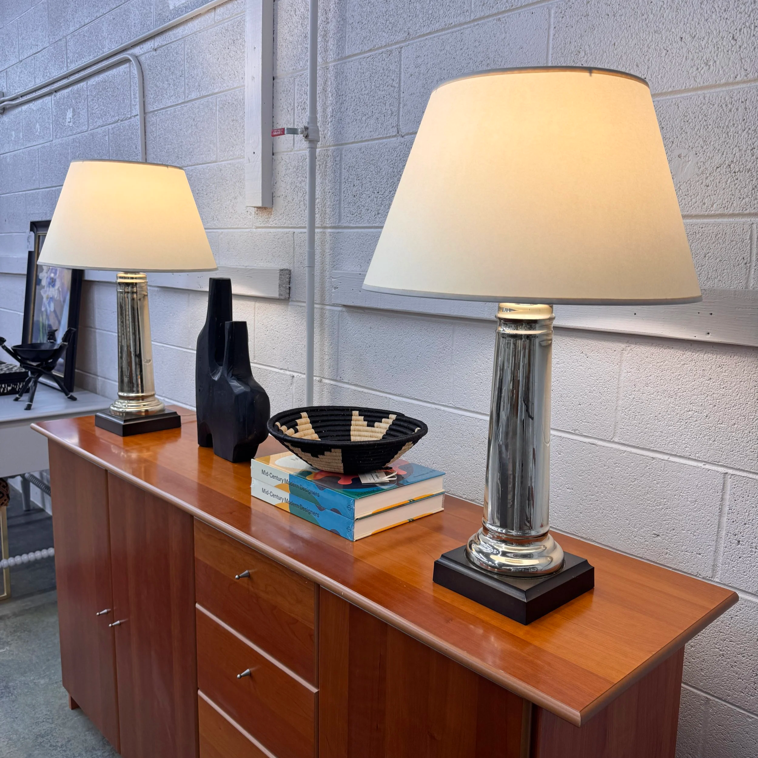 French Column Table Lamp (x2) - 28"H