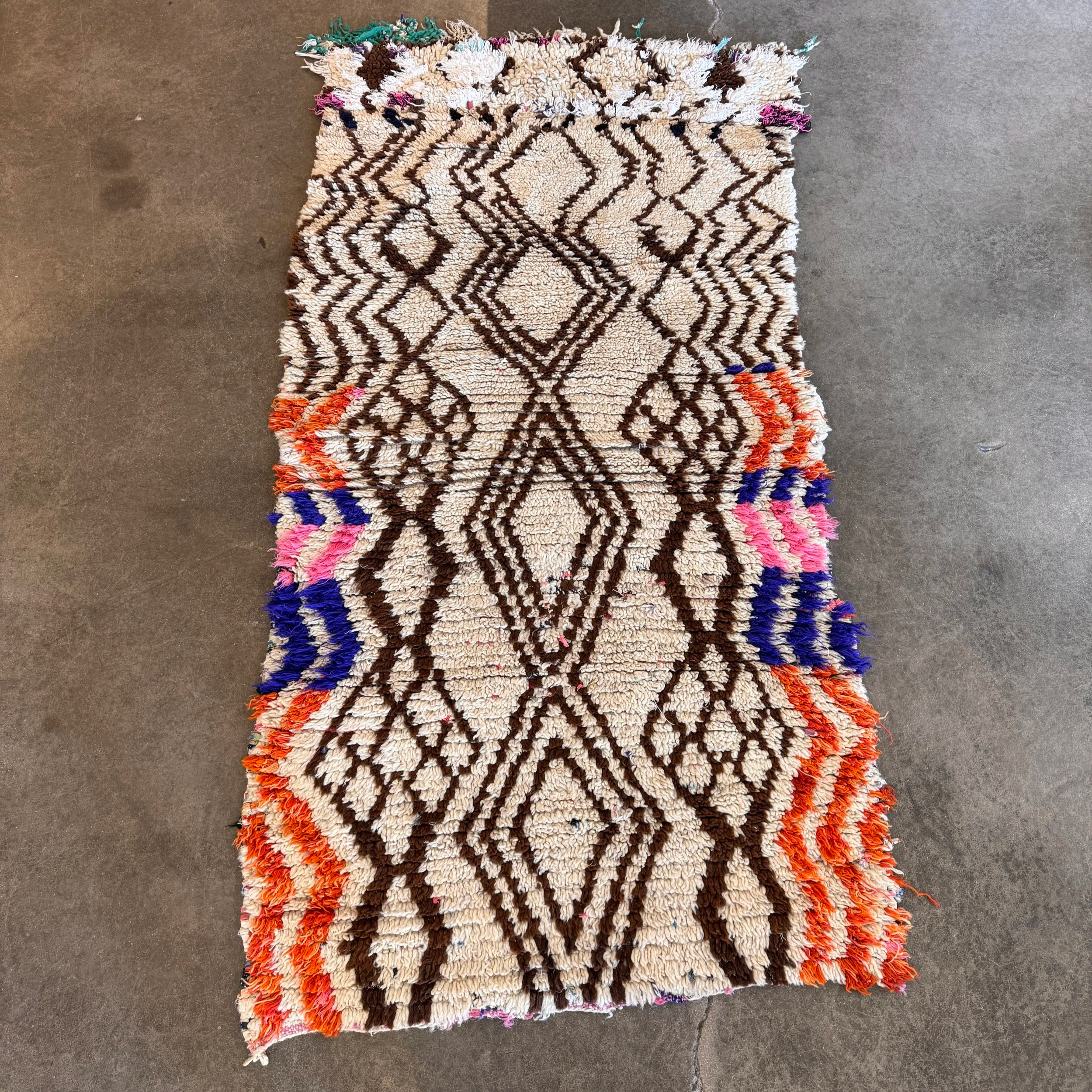 Vintage Moroccan Azilal Rug (3.5' x 5')	