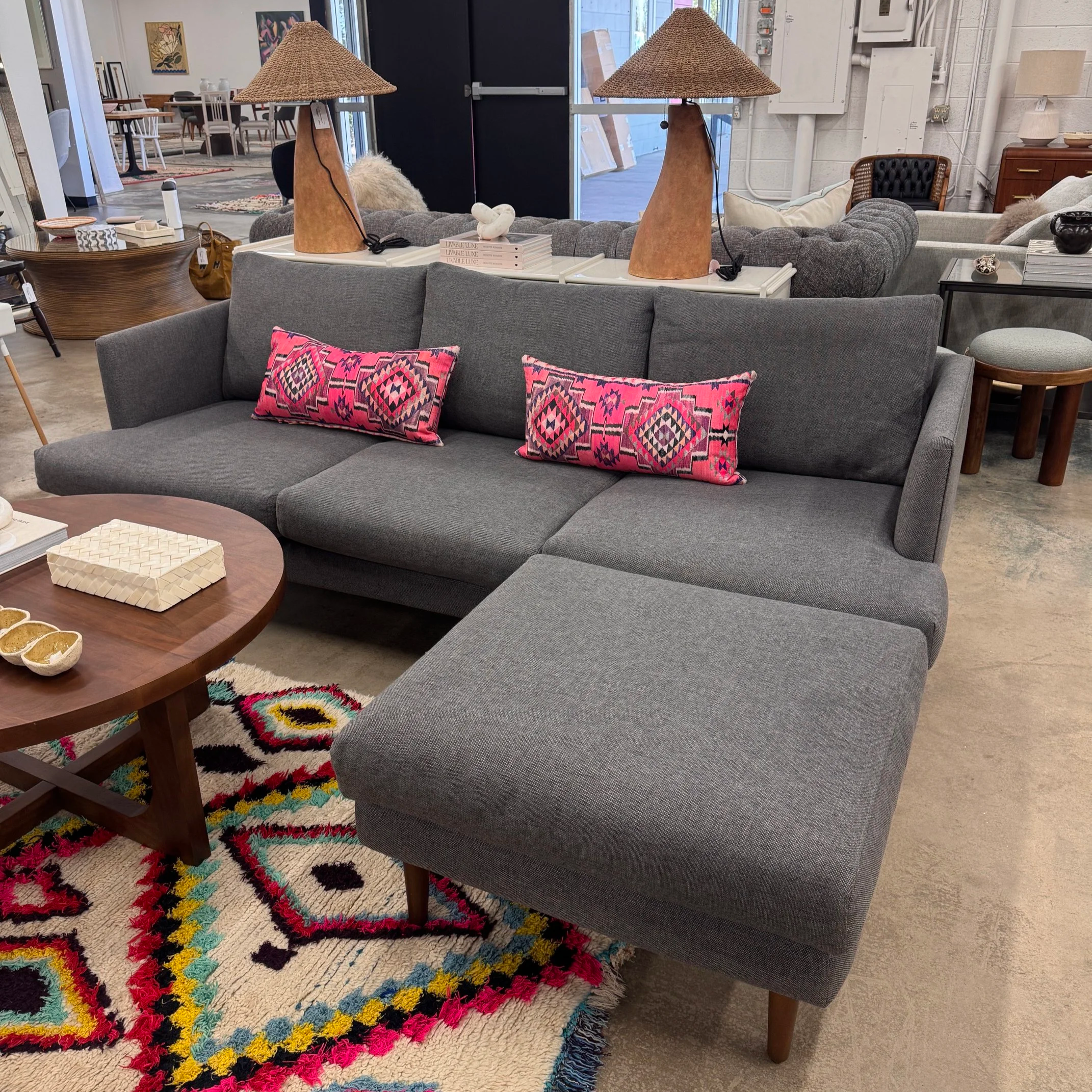 Article Burrard Sofa + Ottoman (83.W x 36D)