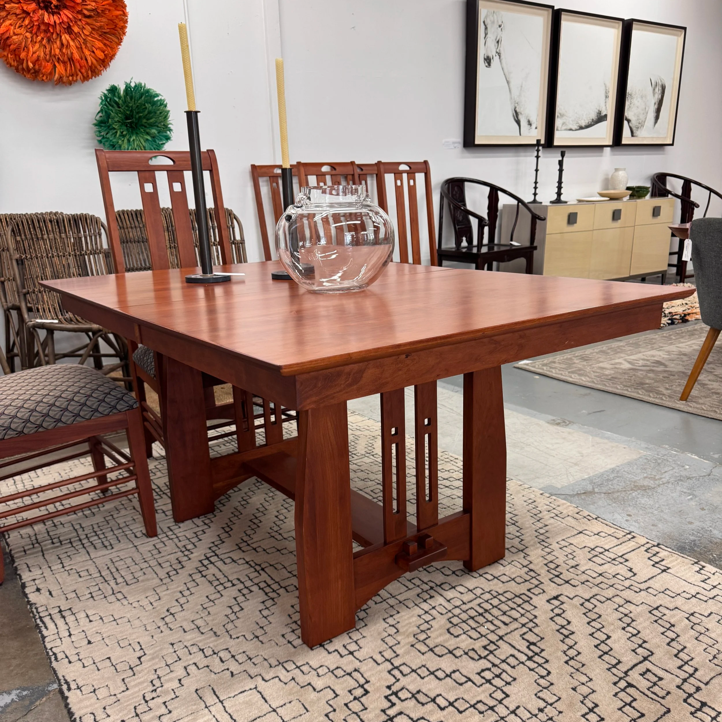 Stickley Extendable Dining Table (60-84"W x 42"D)