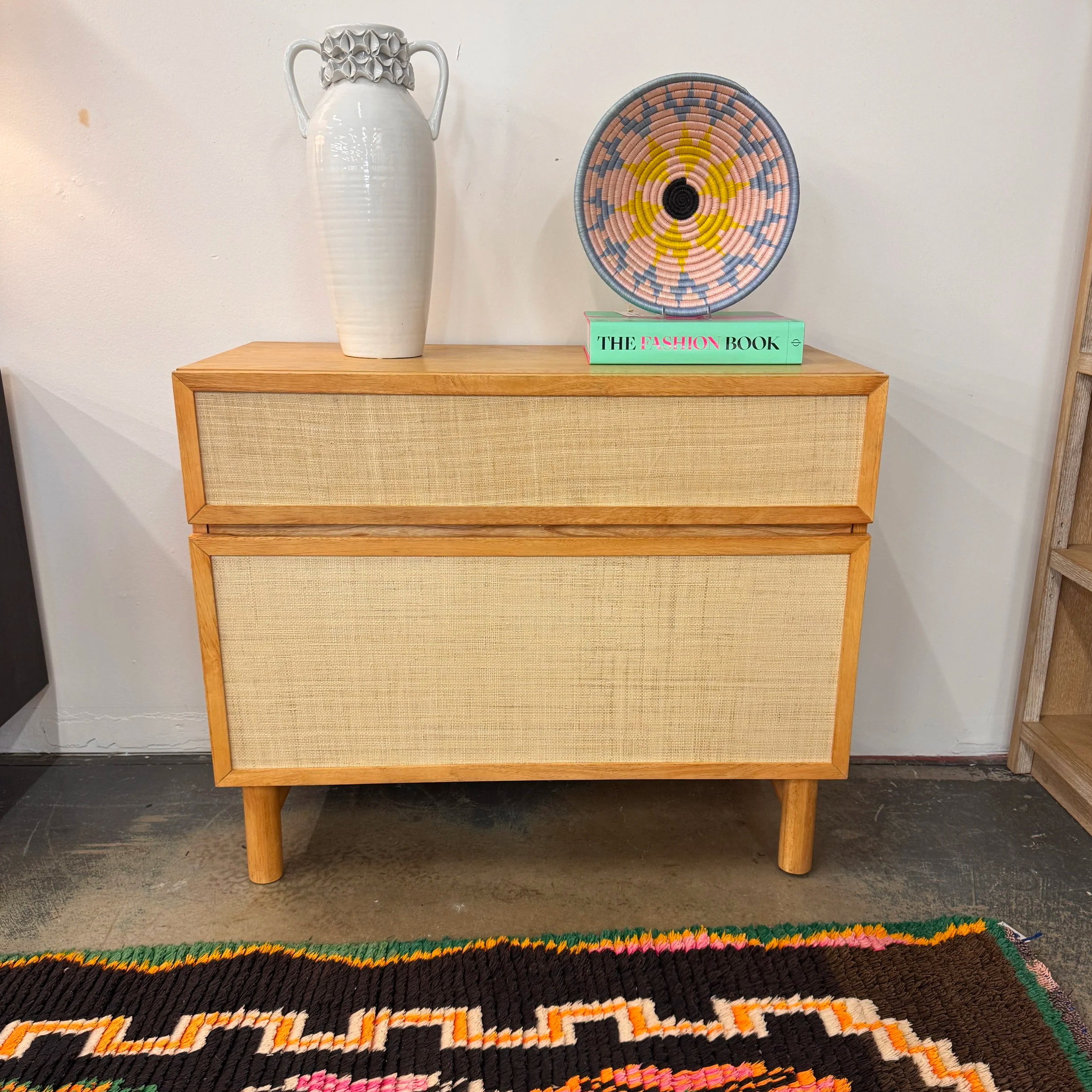 SOLD - Crate & Barrel Emmer Cabinet (36W x 17Dx 30H)