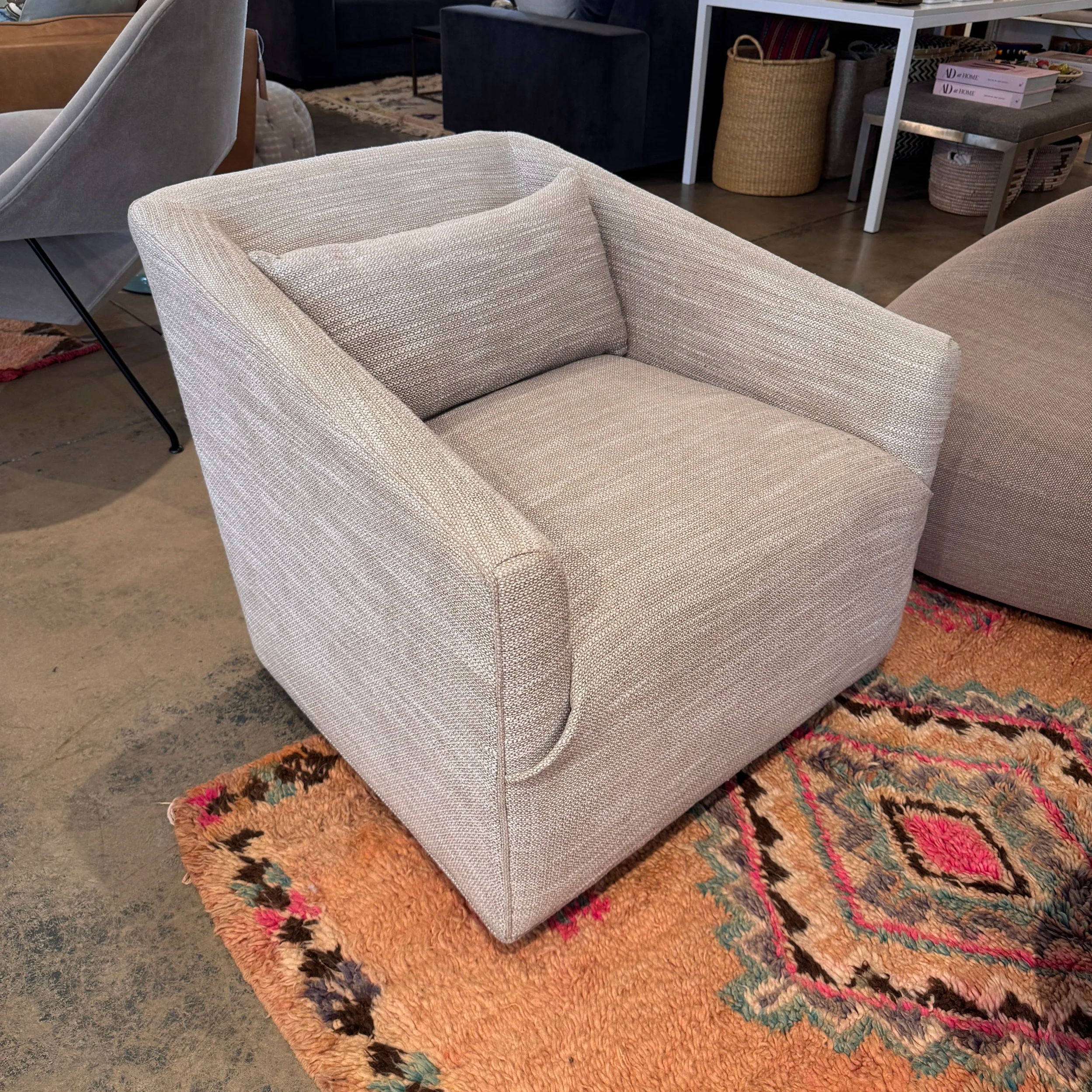 Four Hands York Swivel Chair (x2)
