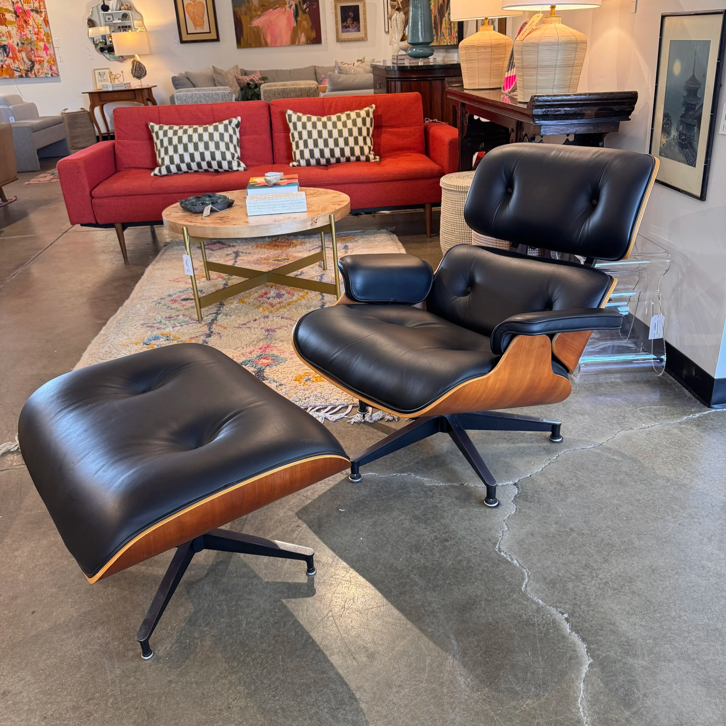 SOLD - Herman Miller Eames Lounge Chair + Ottoman 