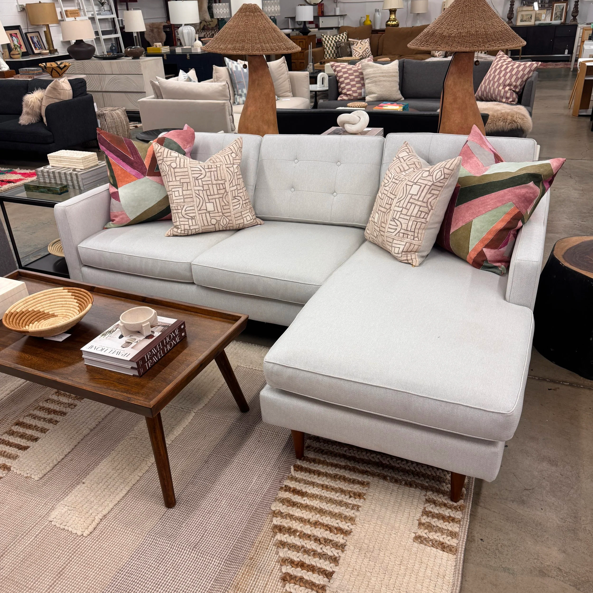 SOLD - West Elm Drake Reversible Sectional (86W x 62D x 33H)
