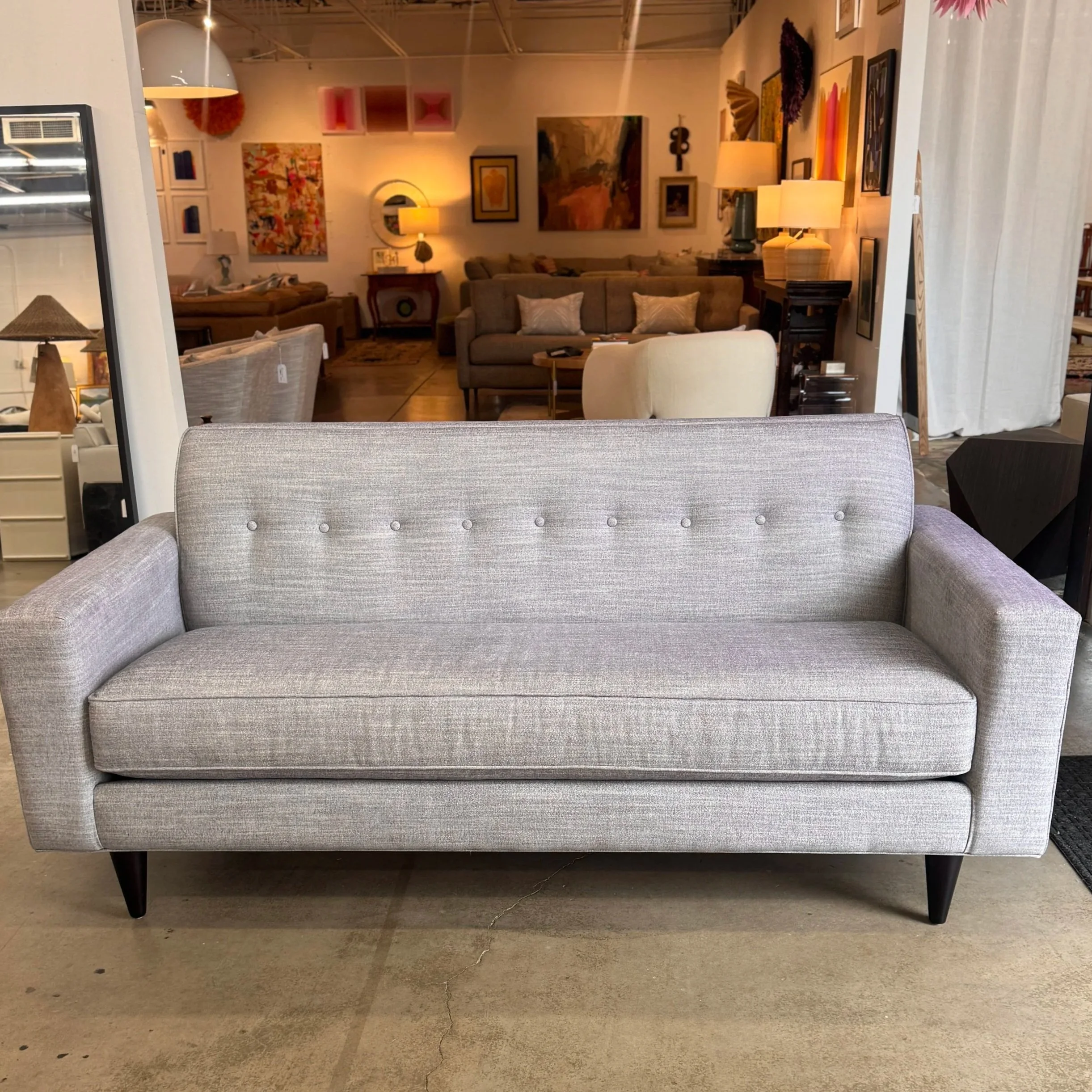 SOLD - MCM Apartment Sofa (75W x 34D x 34H)