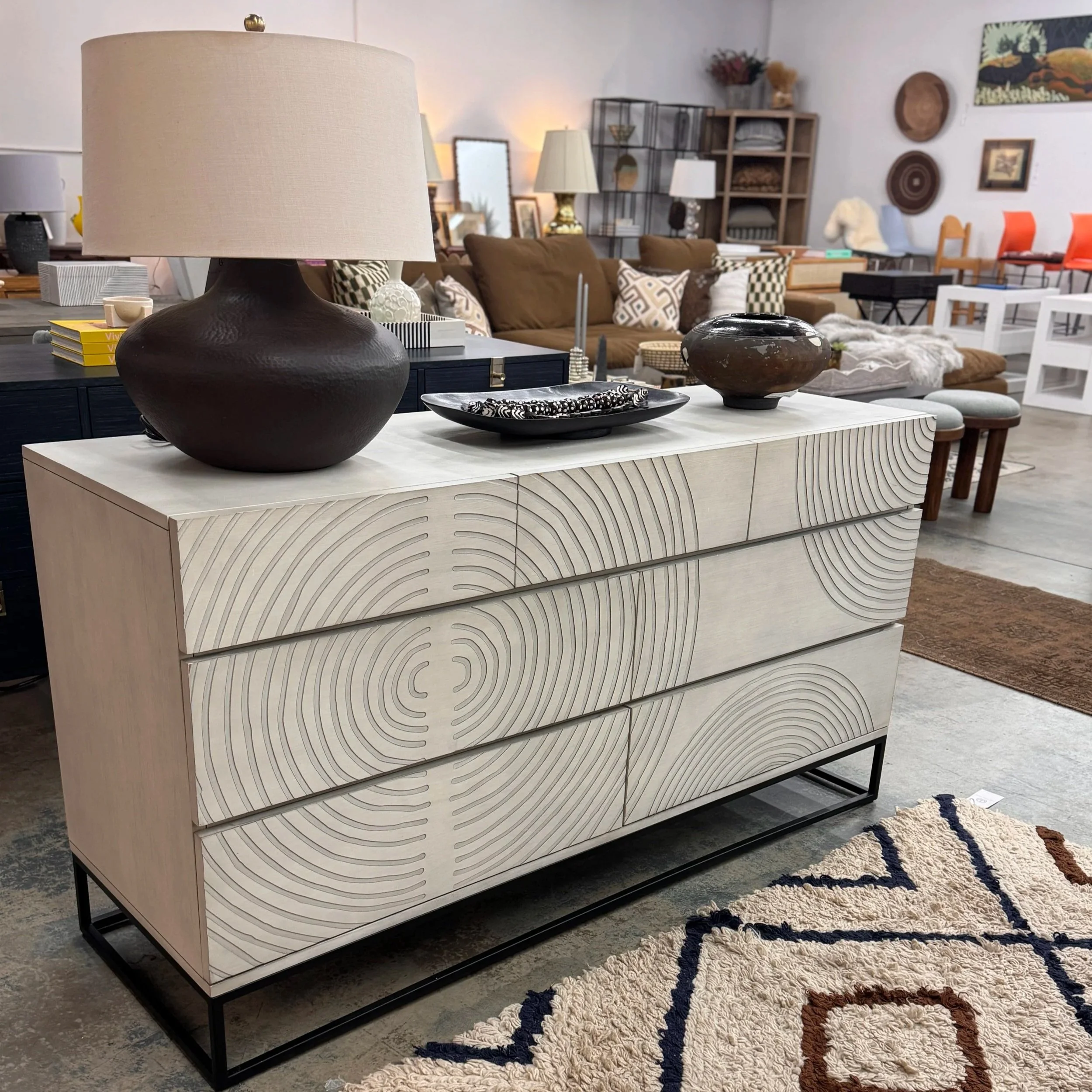 SOLD - Crate & Barrel Circulus Dresser (60W x 20D x 32H)
