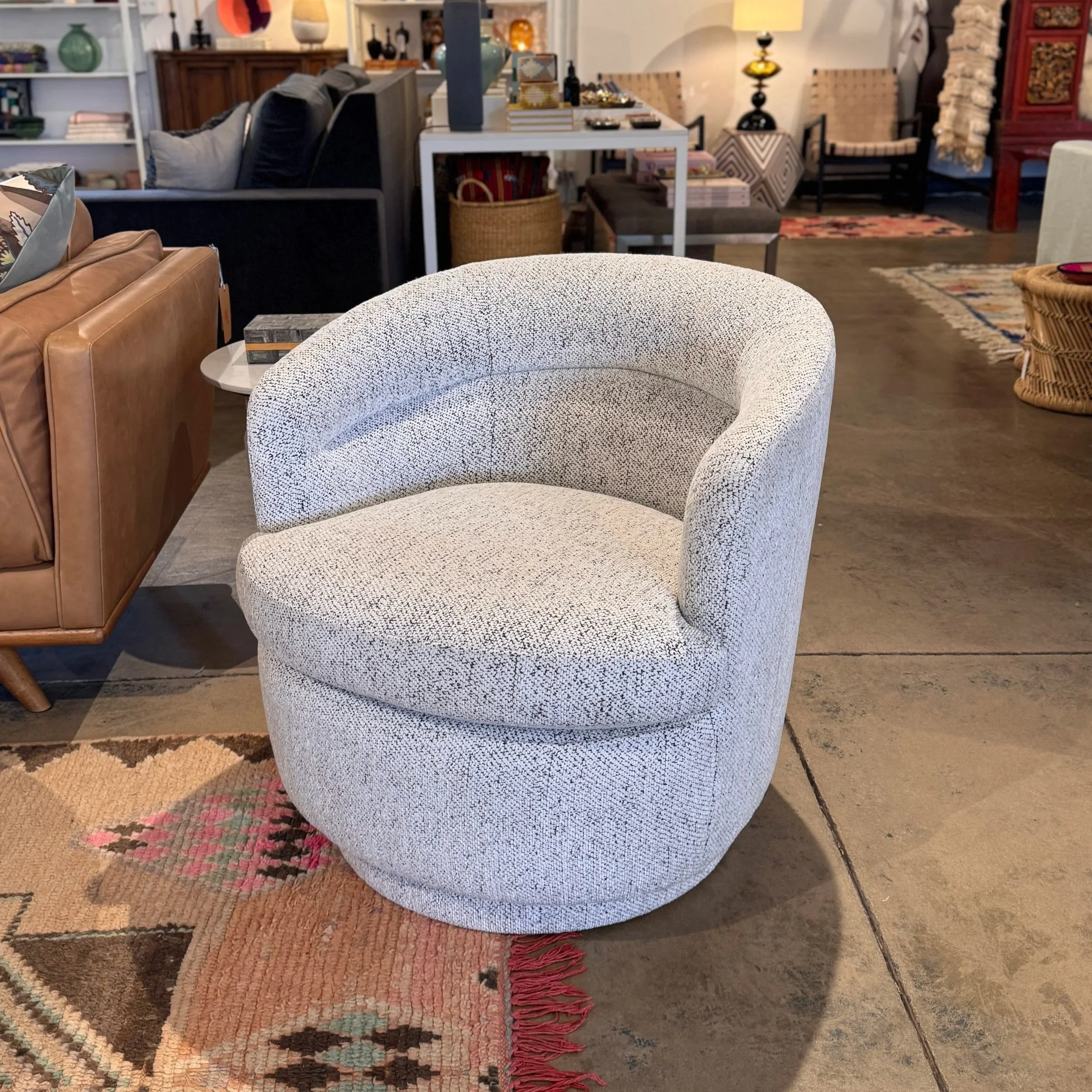 SOLD - West Elm Viv Swivel Chair