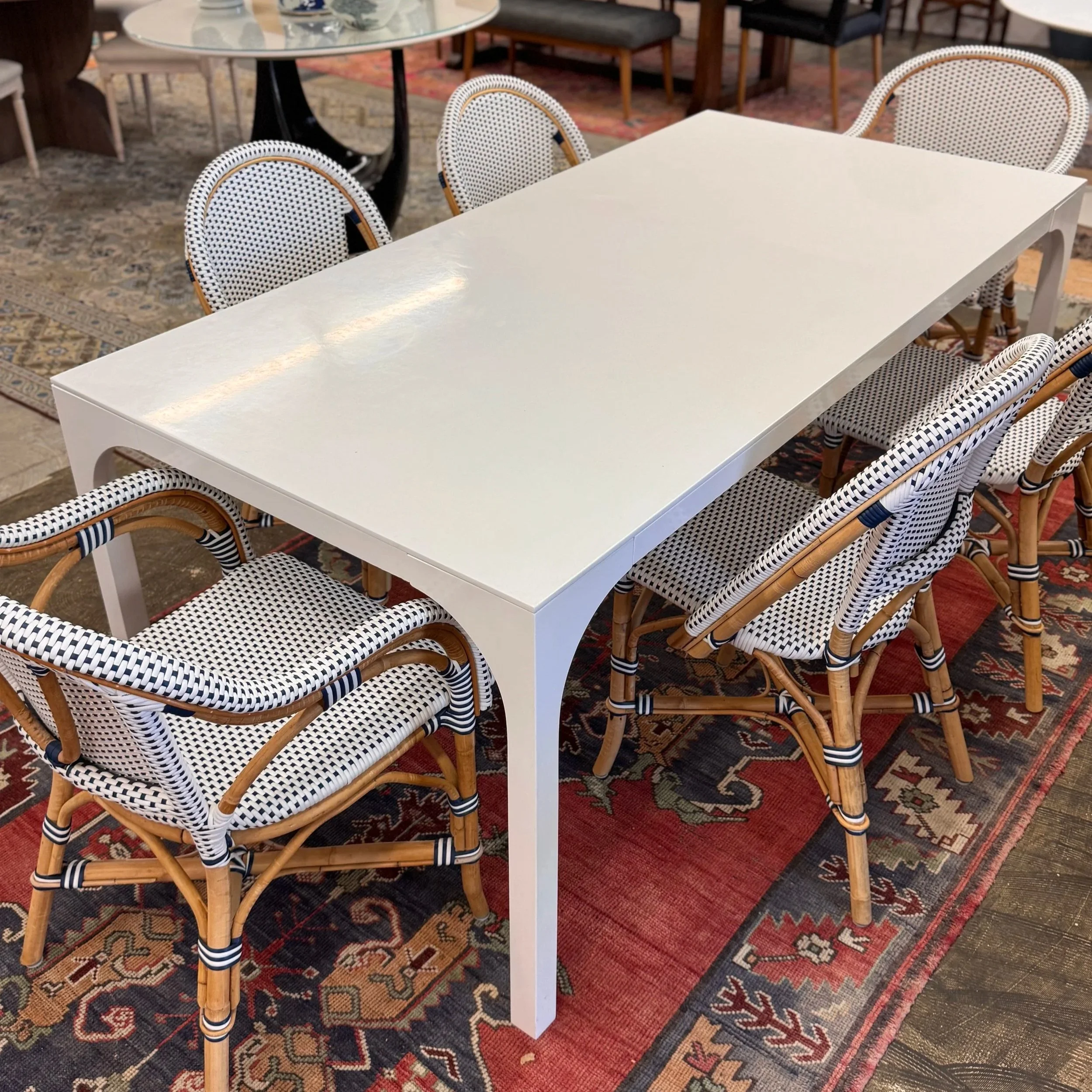CB2 Aqua Virgo Dining Table (72W x 36D x 30H)	
