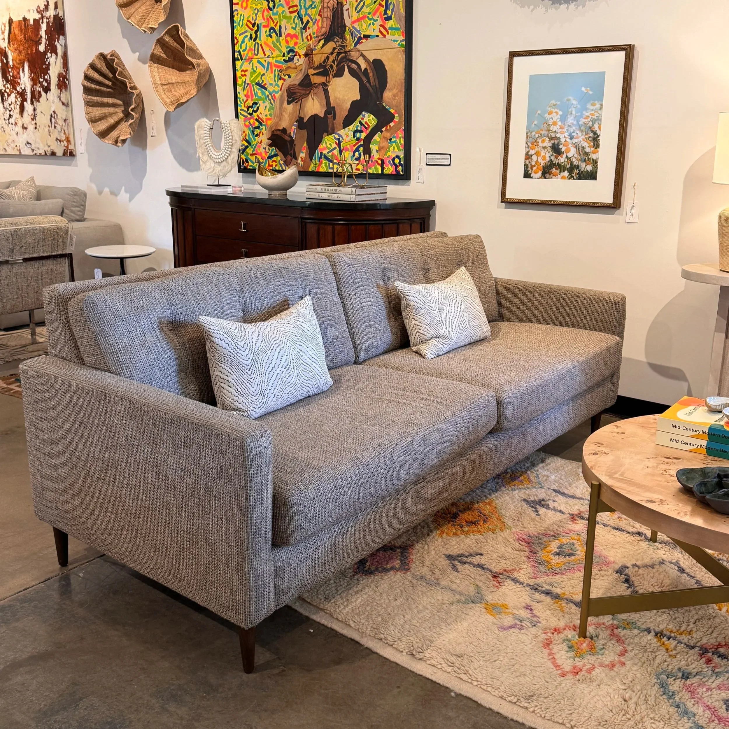 SOLD - Scandinavian Design Sofa (85W x 36D x 34H)