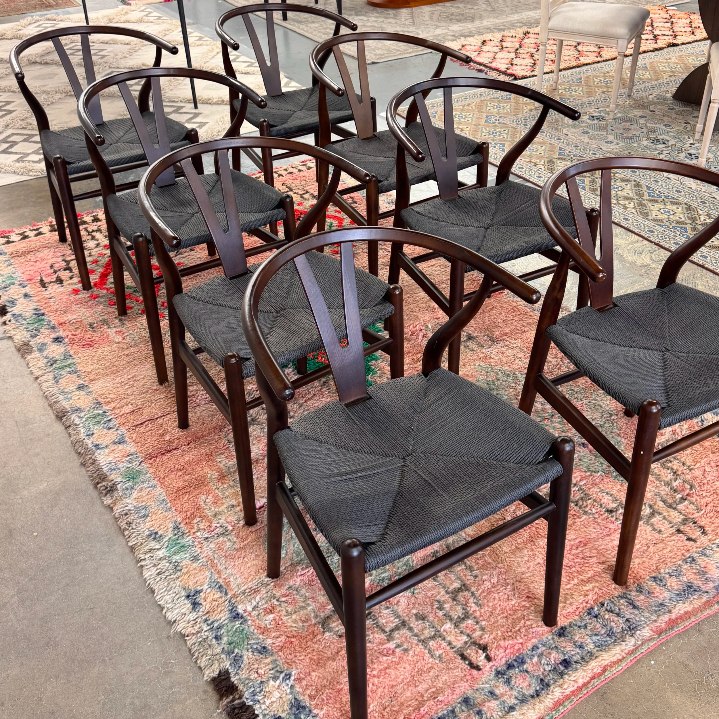 SOLD - All Modern Wishbone Chair (x8)