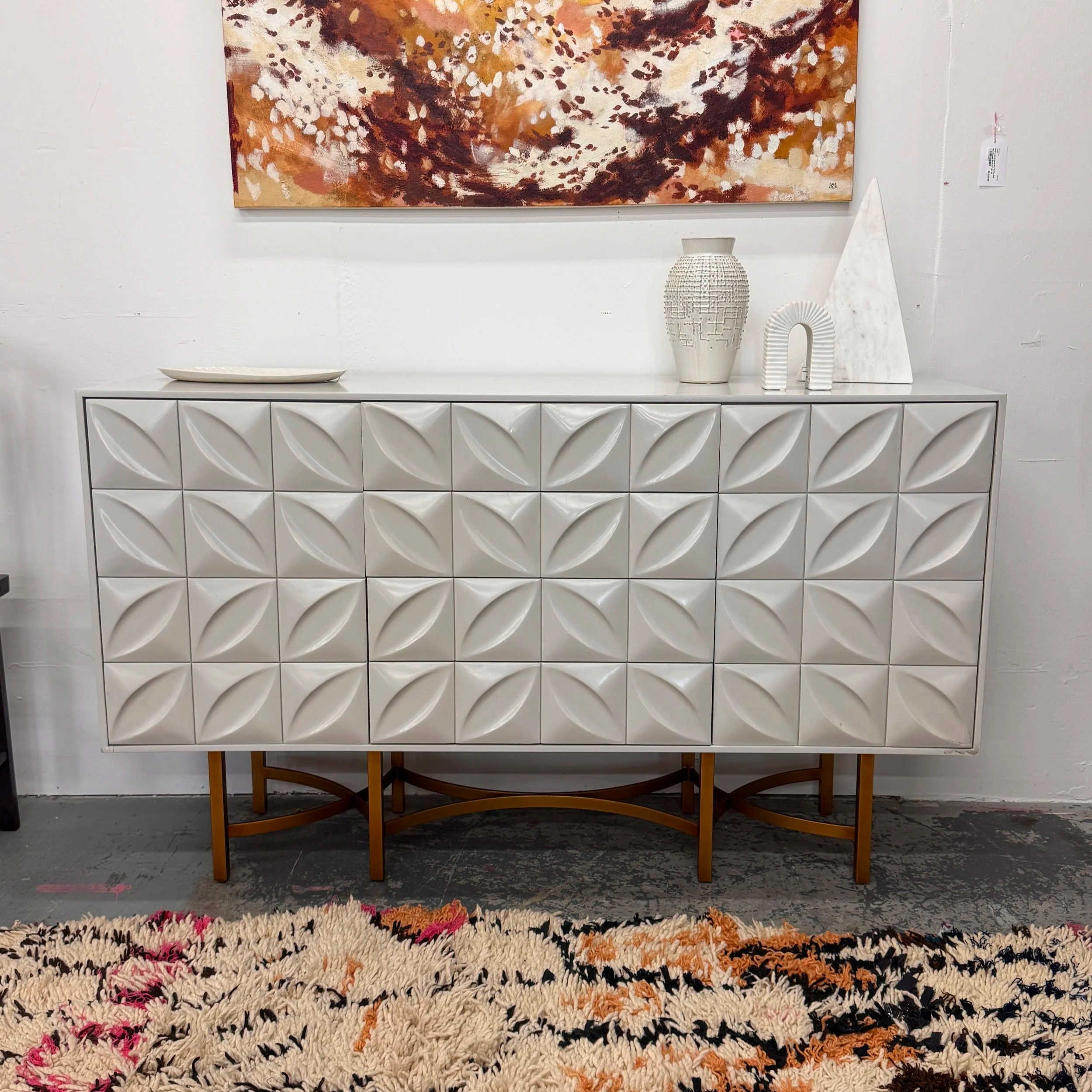 SOLD - John-Richard Ghost Credenza (61W x 19D x 36H)
