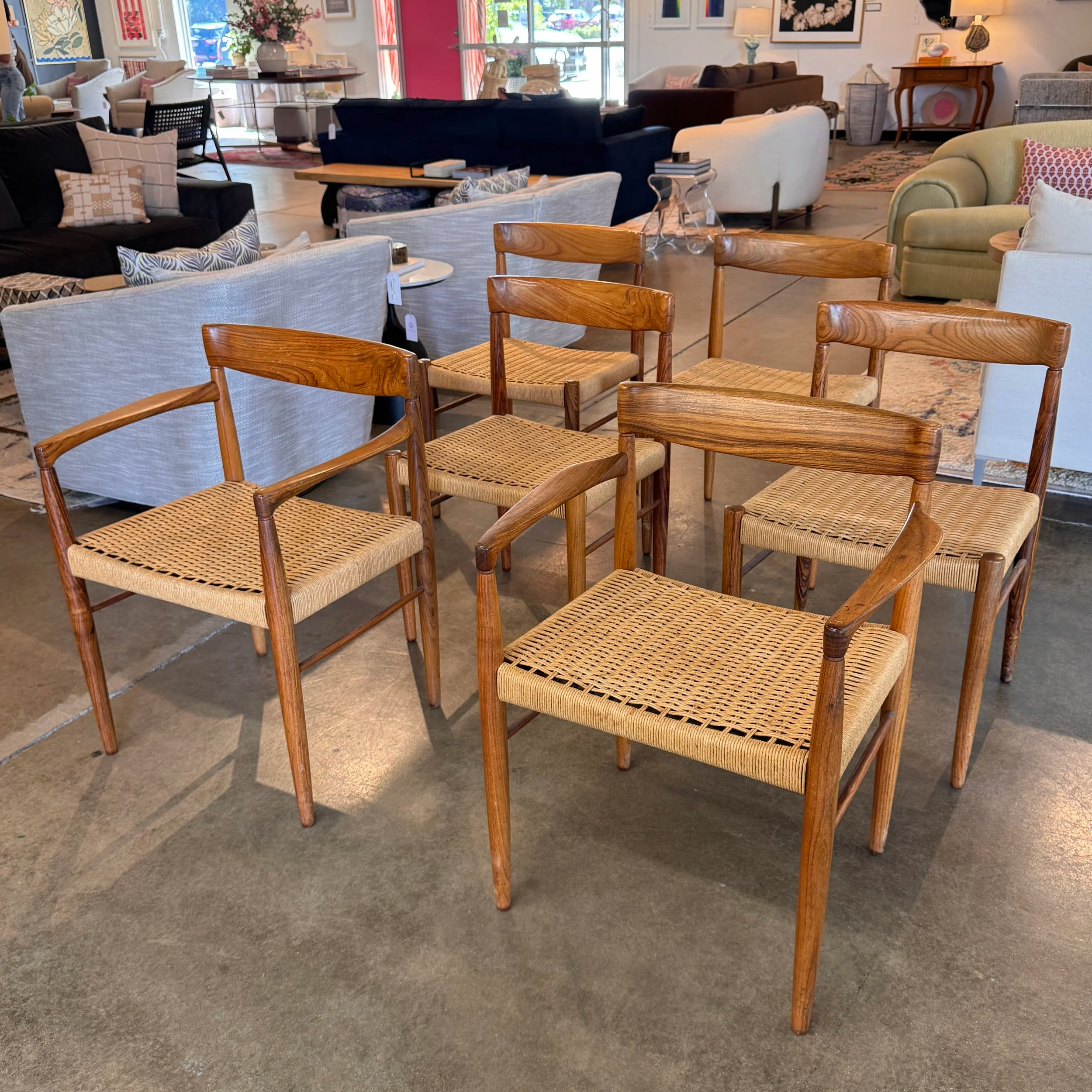 H.W. Klein Cord Chairs (x6)