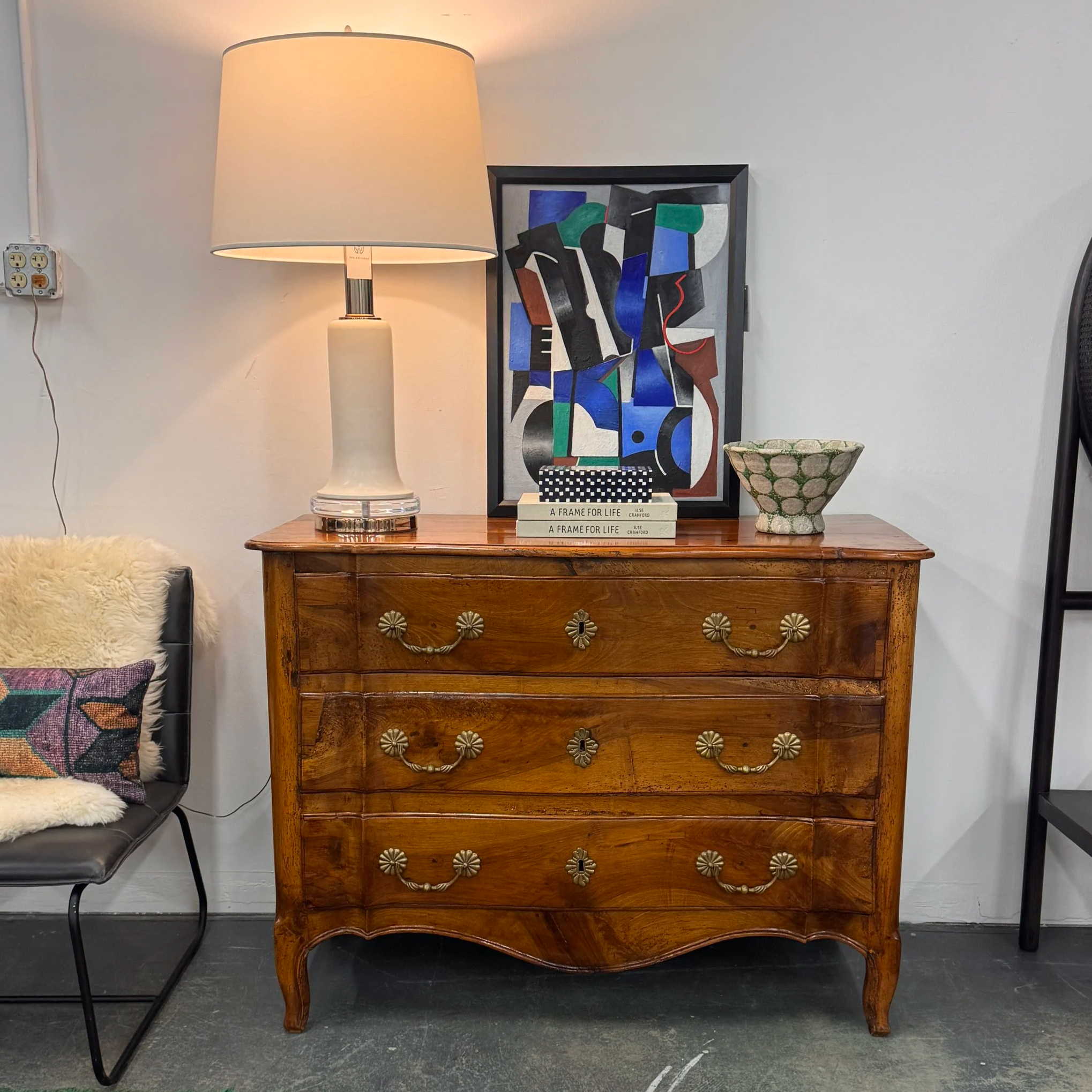 SOLD - Antique 18th C. Dresser (47W x 21.5D x 35H)