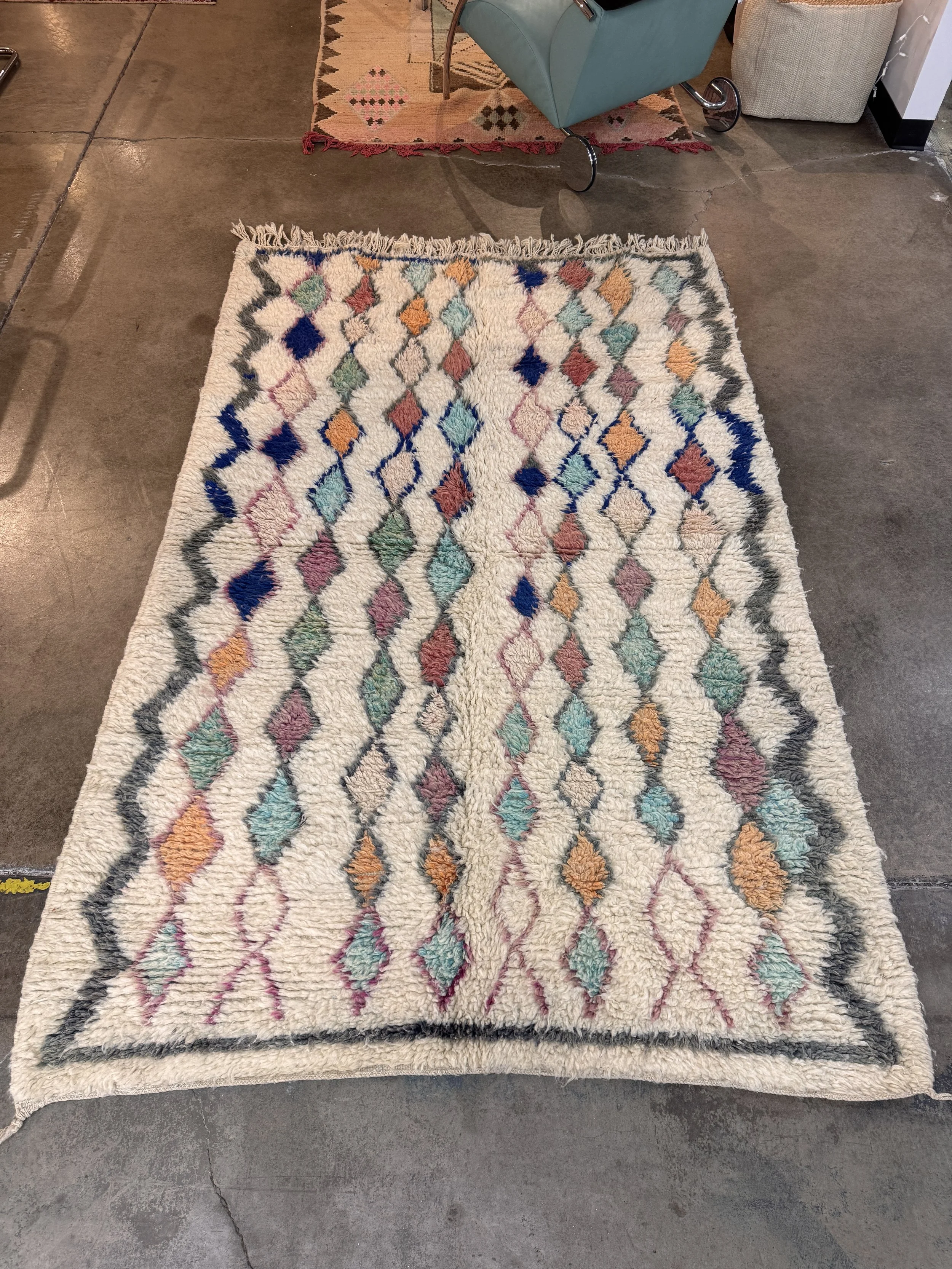 Moroccan Boujaad Rug (5 x 8)