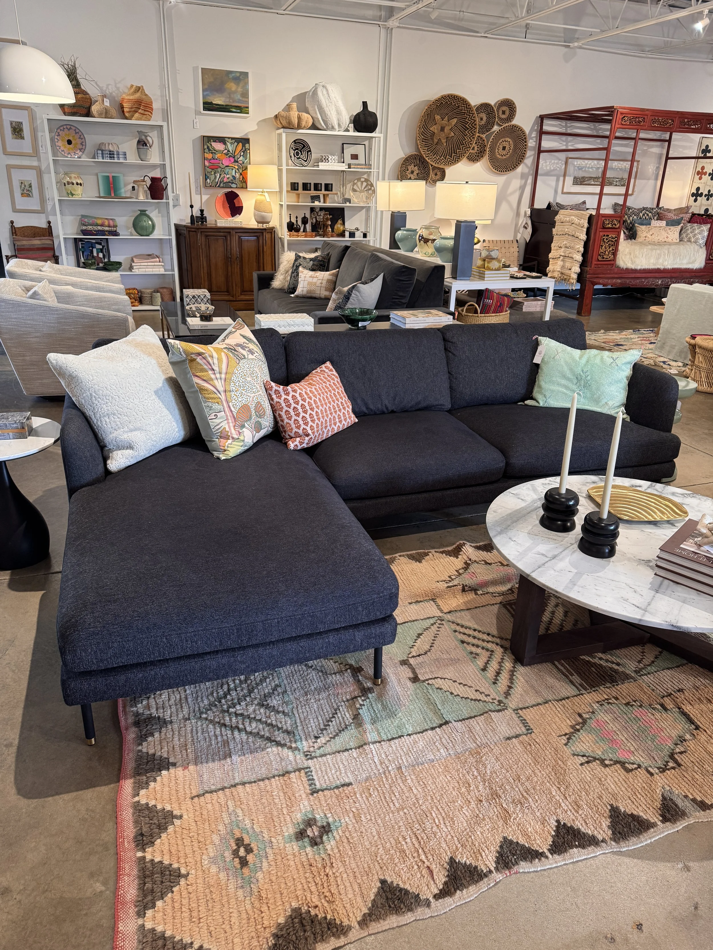 SOLD - Castlery Pebble Chaise Sectional (104 x 66)