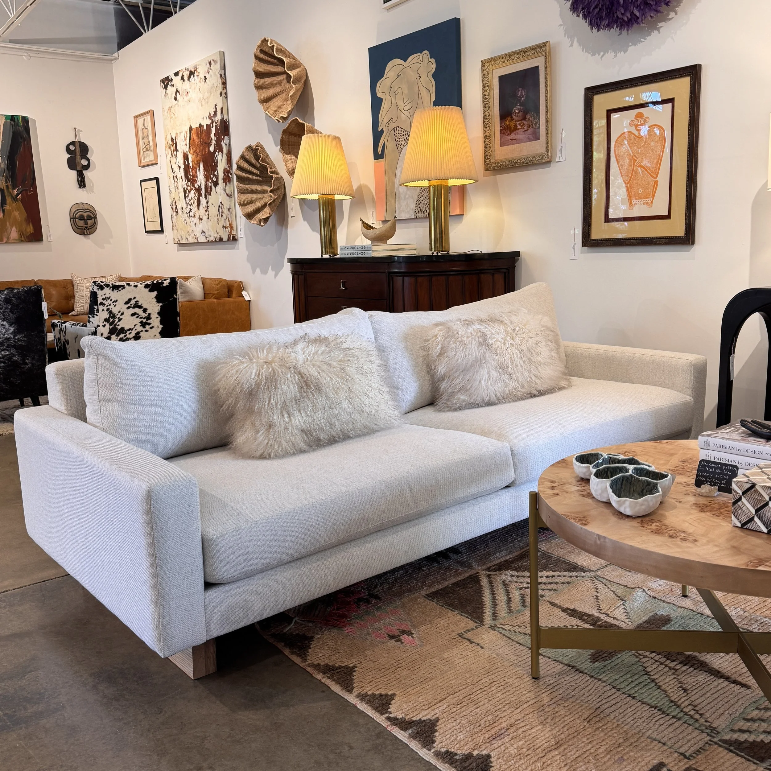 American Leather for Room & Board Sofa (89W x 40D x 32H)	