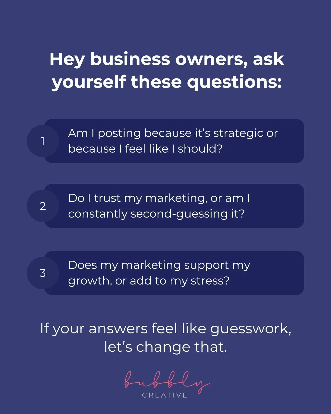 If you&rsquo;re heading into 2026 still guessing at your marketing, it&rsquo;s time for a different approach.

Marketing shouldn&rsquo;t feel reactive or overwhelming. It should feel clear, intentional, and aligned with where your business is going. 