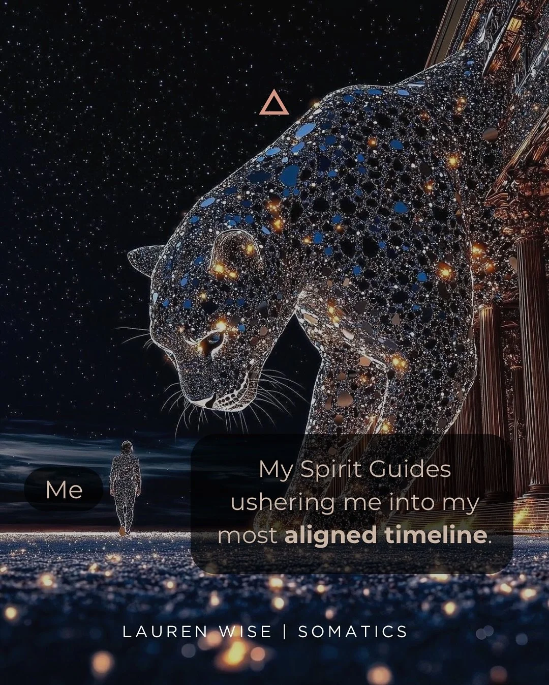When the divine speaks through animals... you listen. 👁&zwj;🗨🐆💫

Each version of the Jaguar is a guide, a guardian, a reminder:

✨ My Highest Self, unbothered and fully embodied. ✨ My Spirit Team, plotting miracles behind the scenes. ✨ My primal 