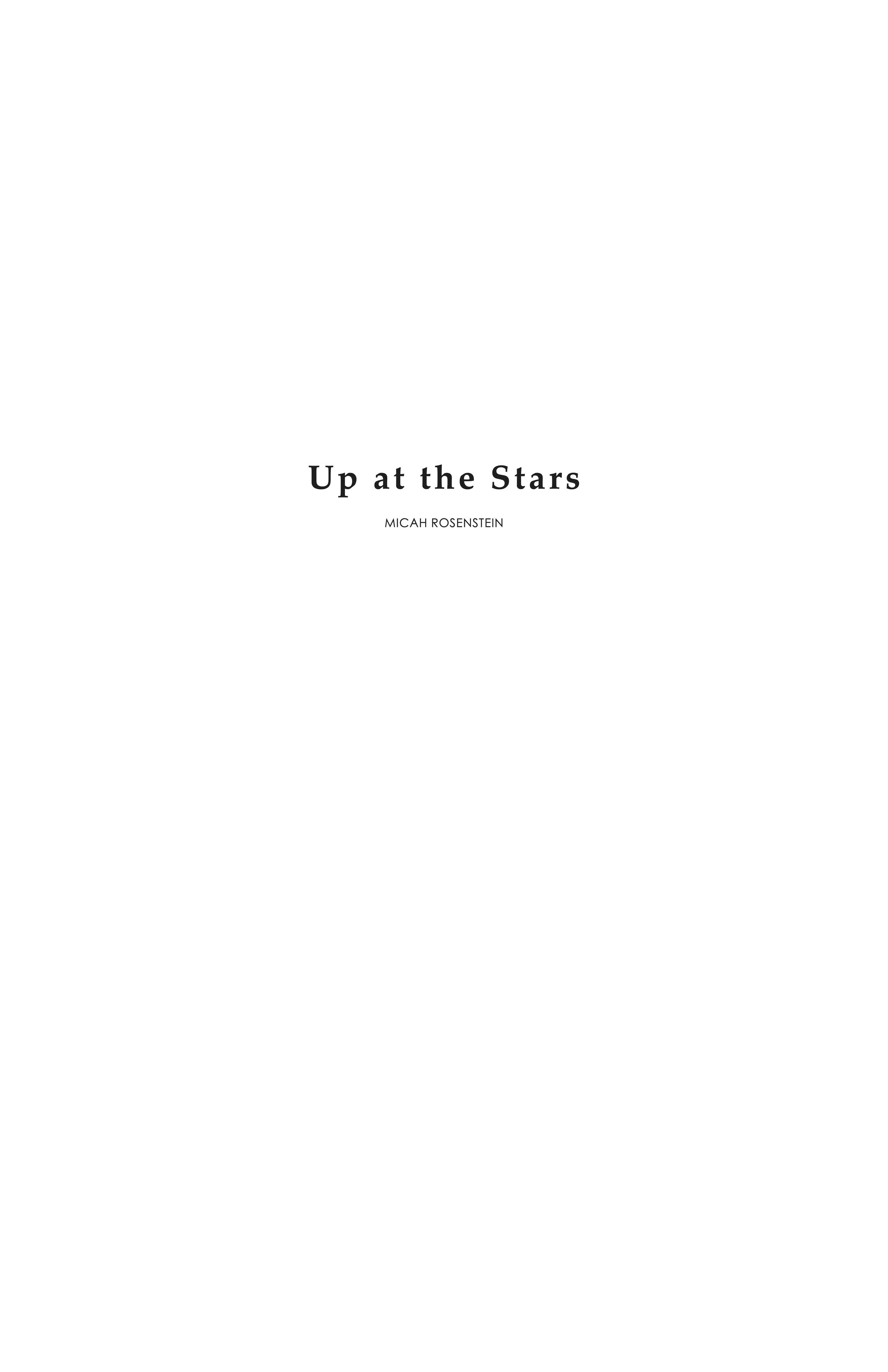 Up at the Stars (2025)