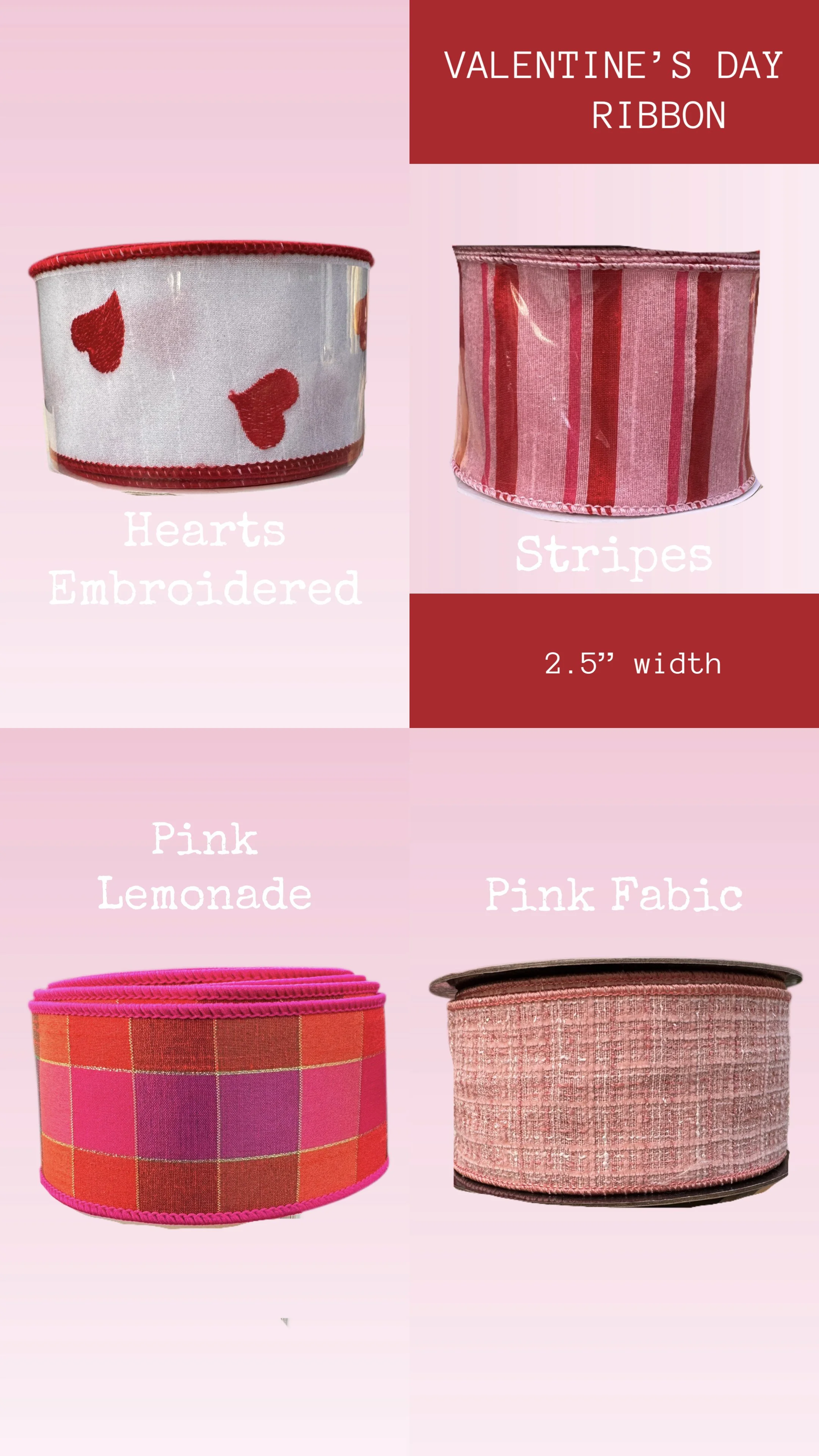 Valentine's Day Ribbon- Lucky Goat