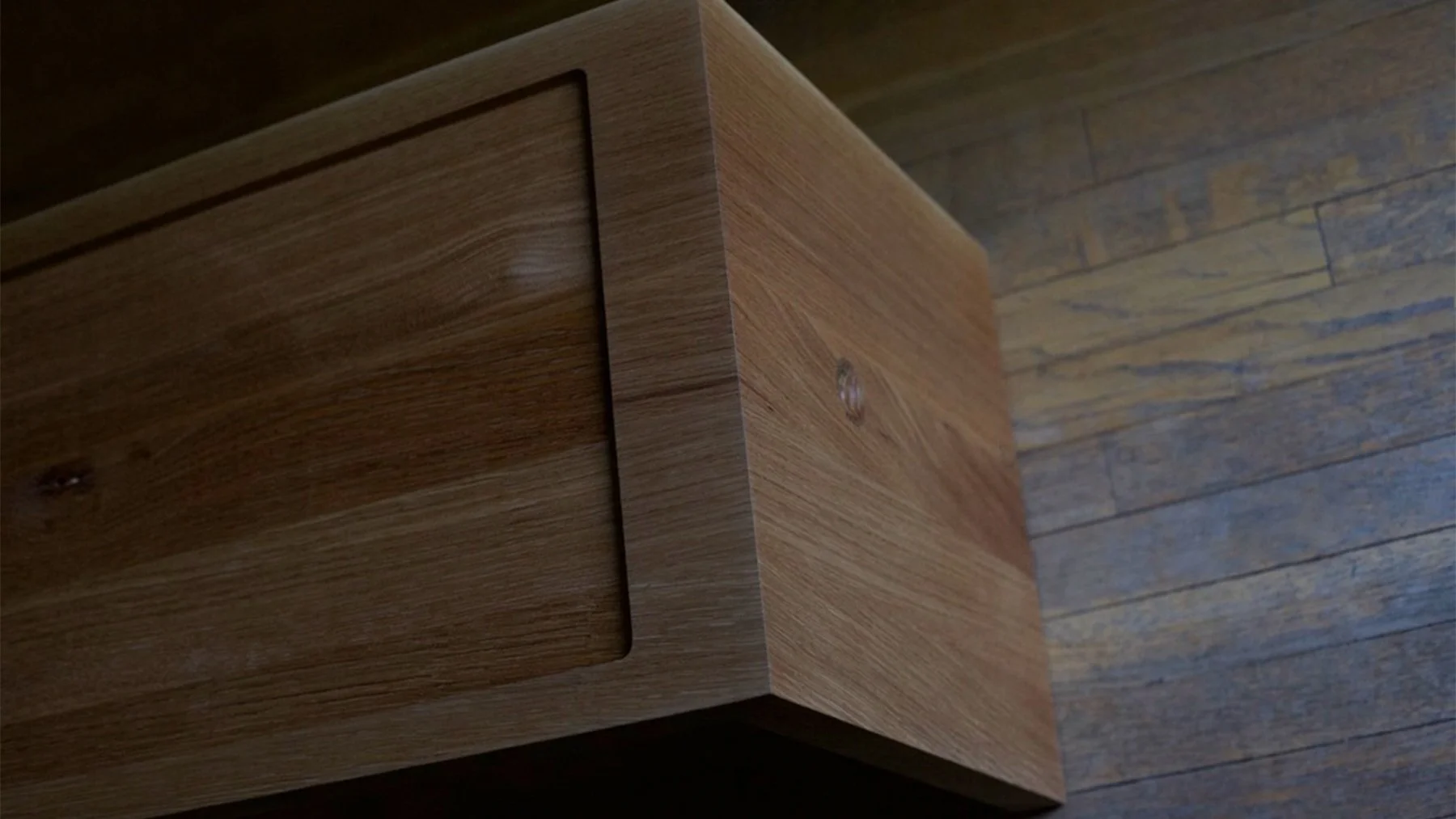 Bench waterfall and tenon details. Going to try my hand at upholstery tonight/

I like a waterfall joint fine enough, but I really love a vertical grain waterfall. It is all harmony and no showboating in my opinion. Internal joinery is a bunch of big