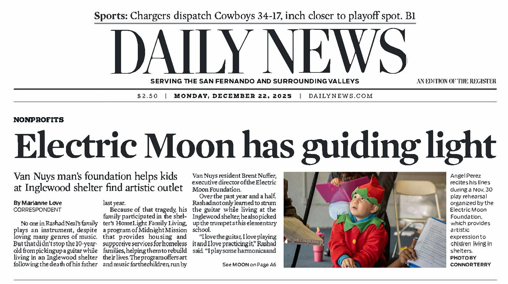 Electric Moon has a guiding light