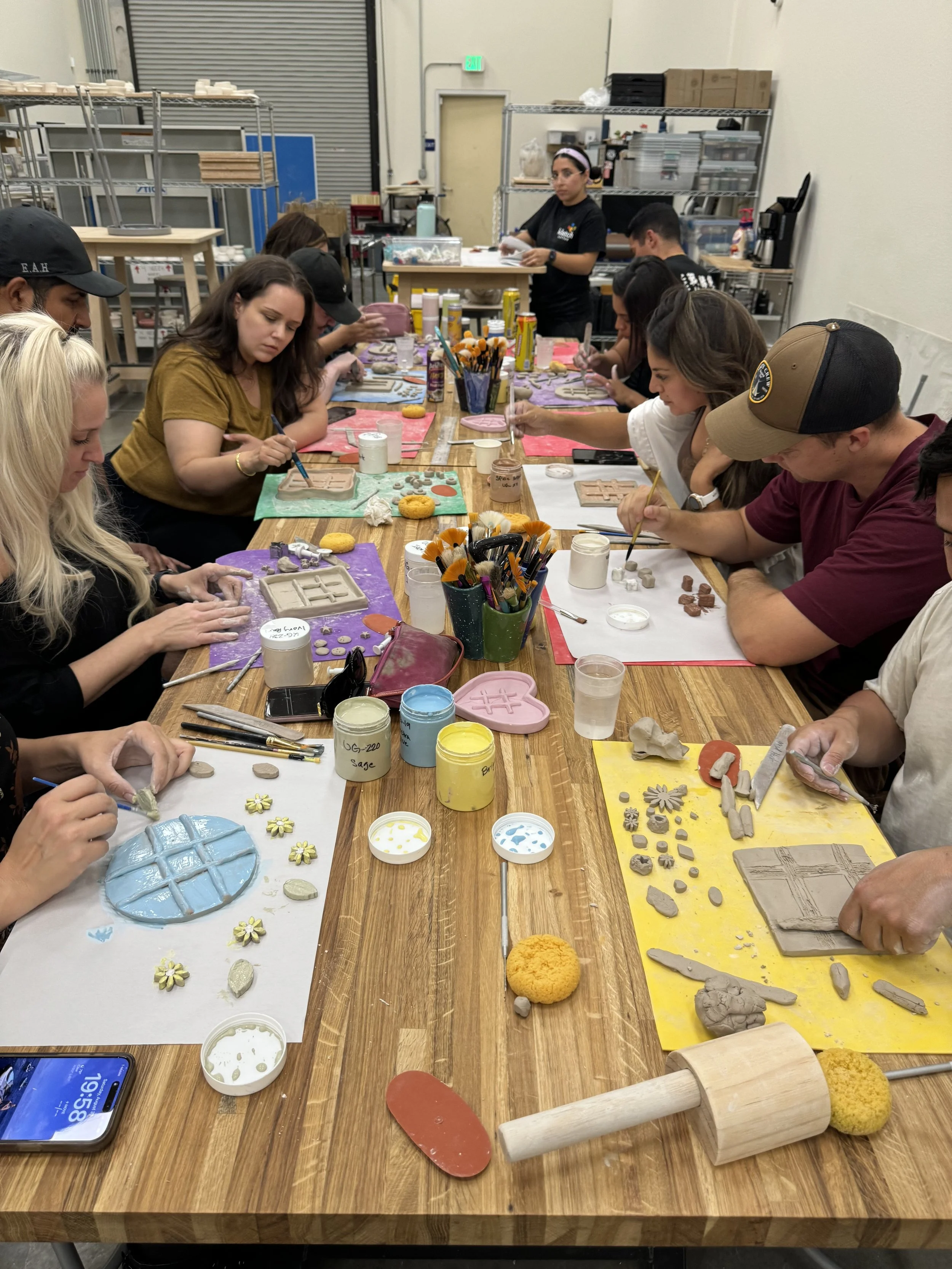 Balancing Fun, Food, and Clay on a Perfect Date Night