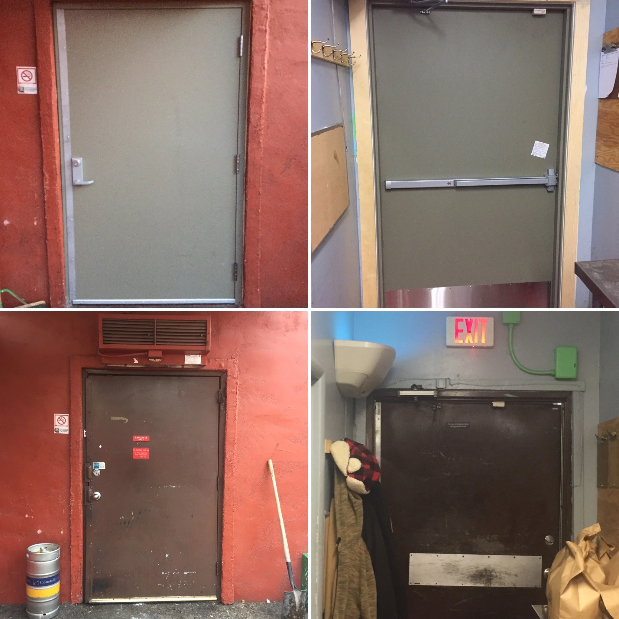 Before and After Receiving Kitchen Door