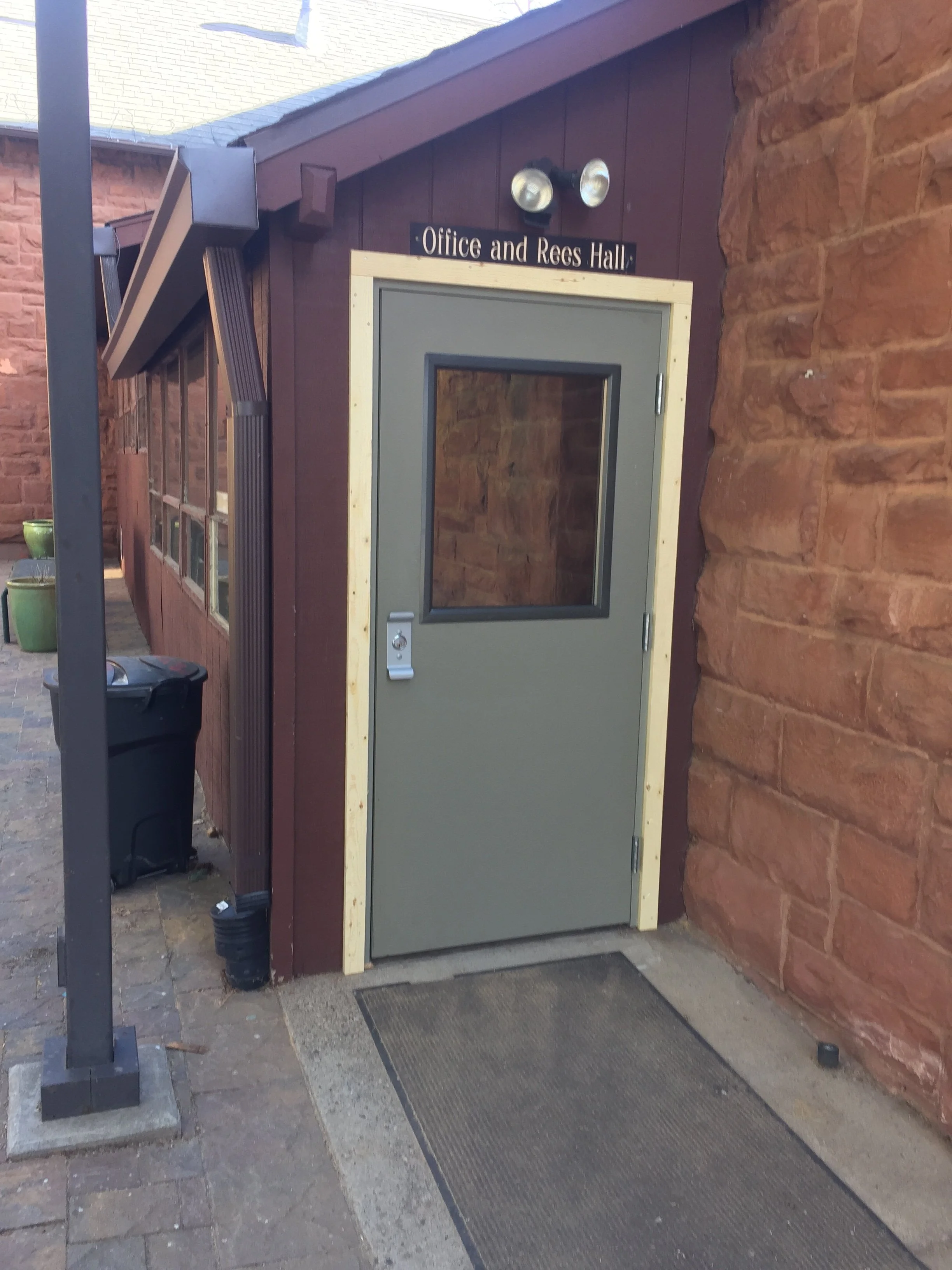 New Church Door Flush Half Lite