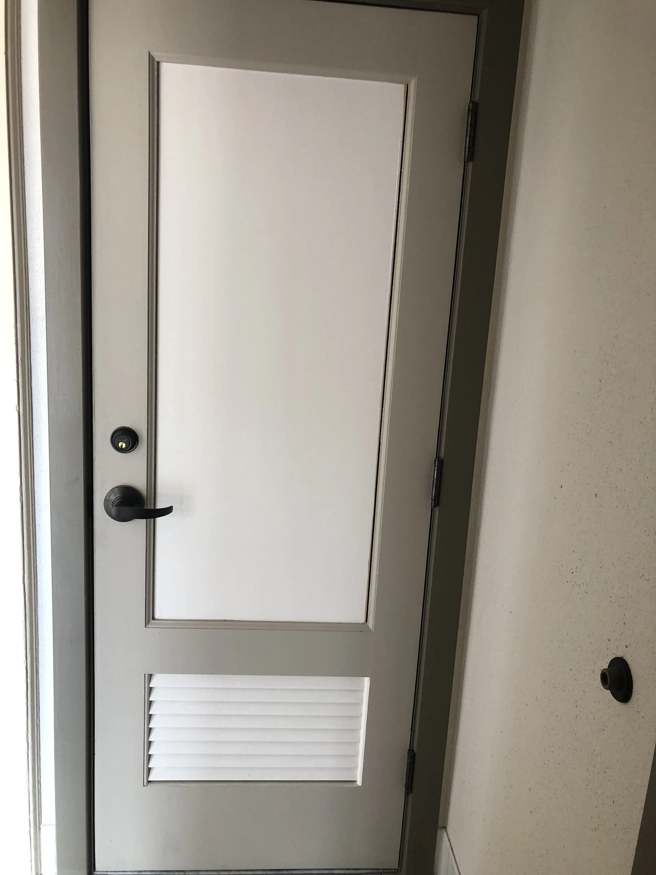 Interior Louver Door at Clarkdale Clubhouse