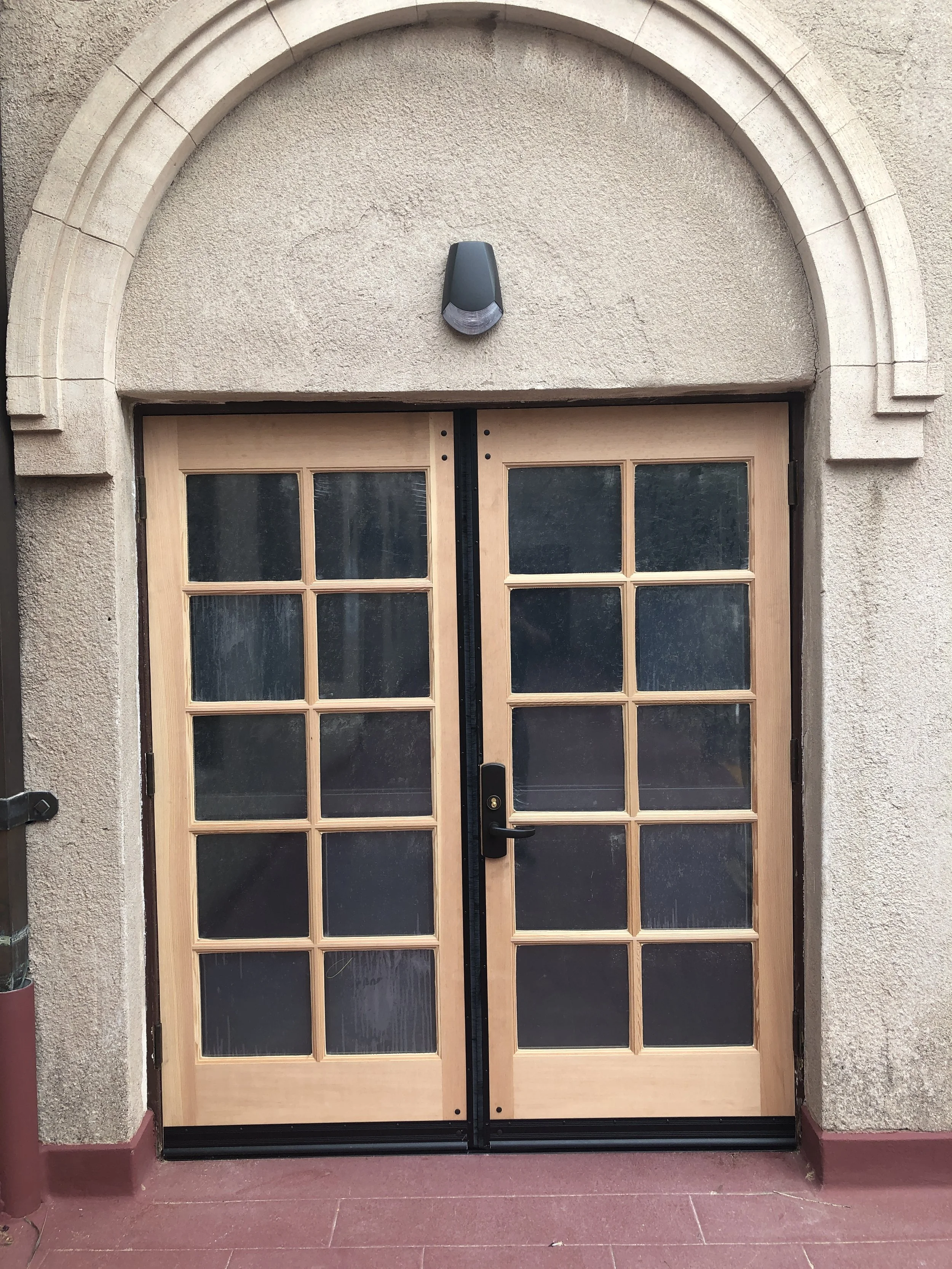 Custom Doors Installed at Clarkdale Clubhouse