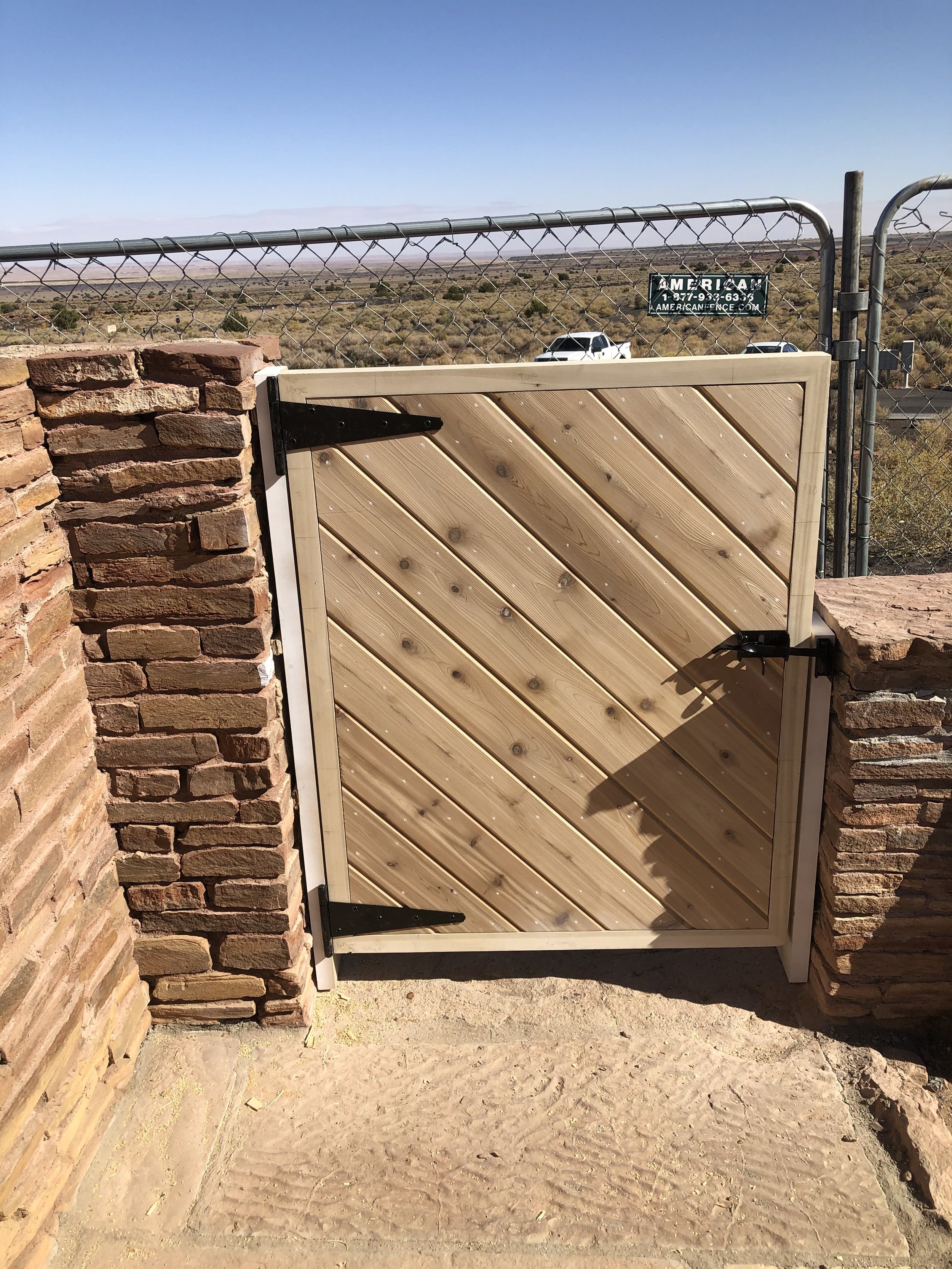 Custom Gate at Wupatki Visitor Center
