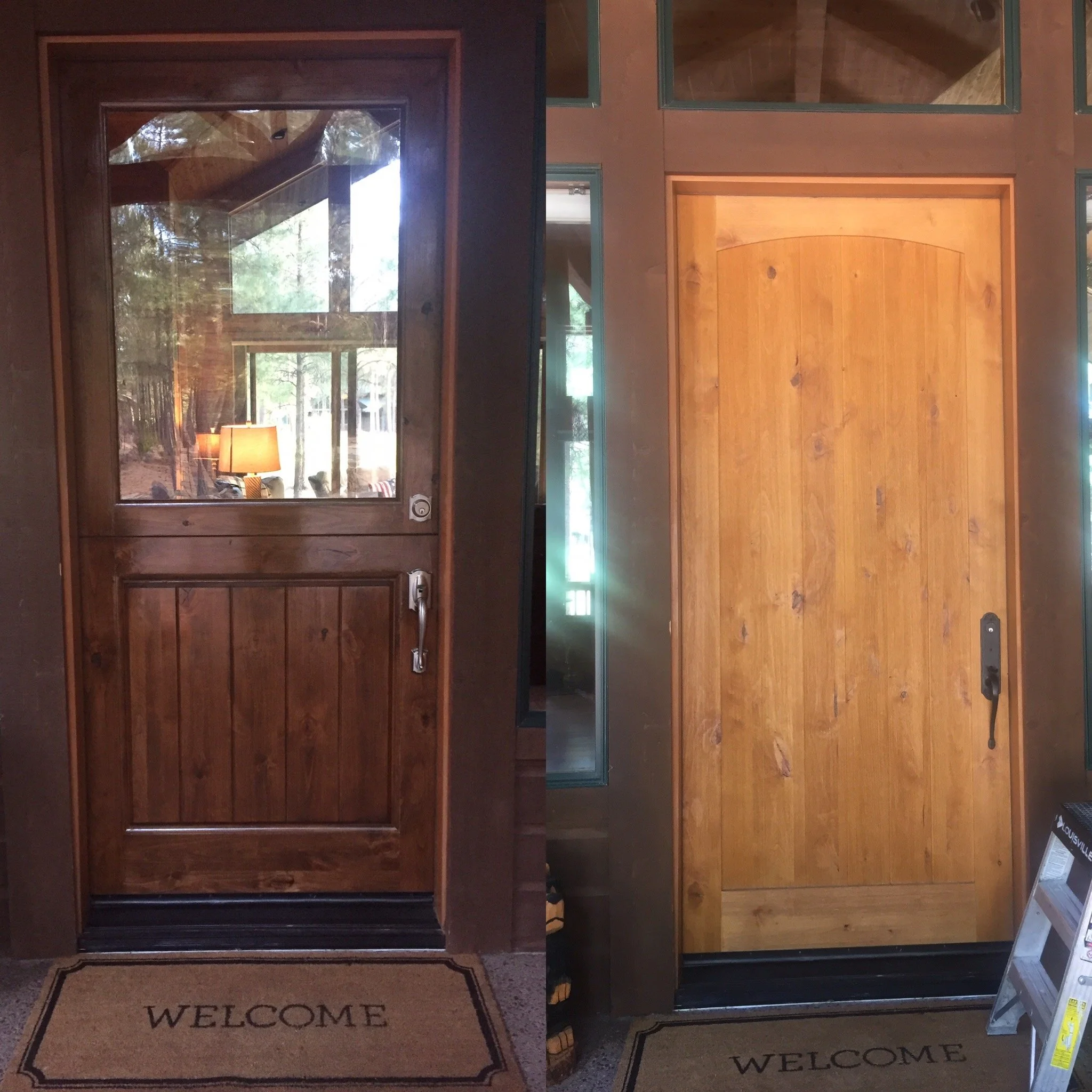 Exterior Dutch Door After / Before
