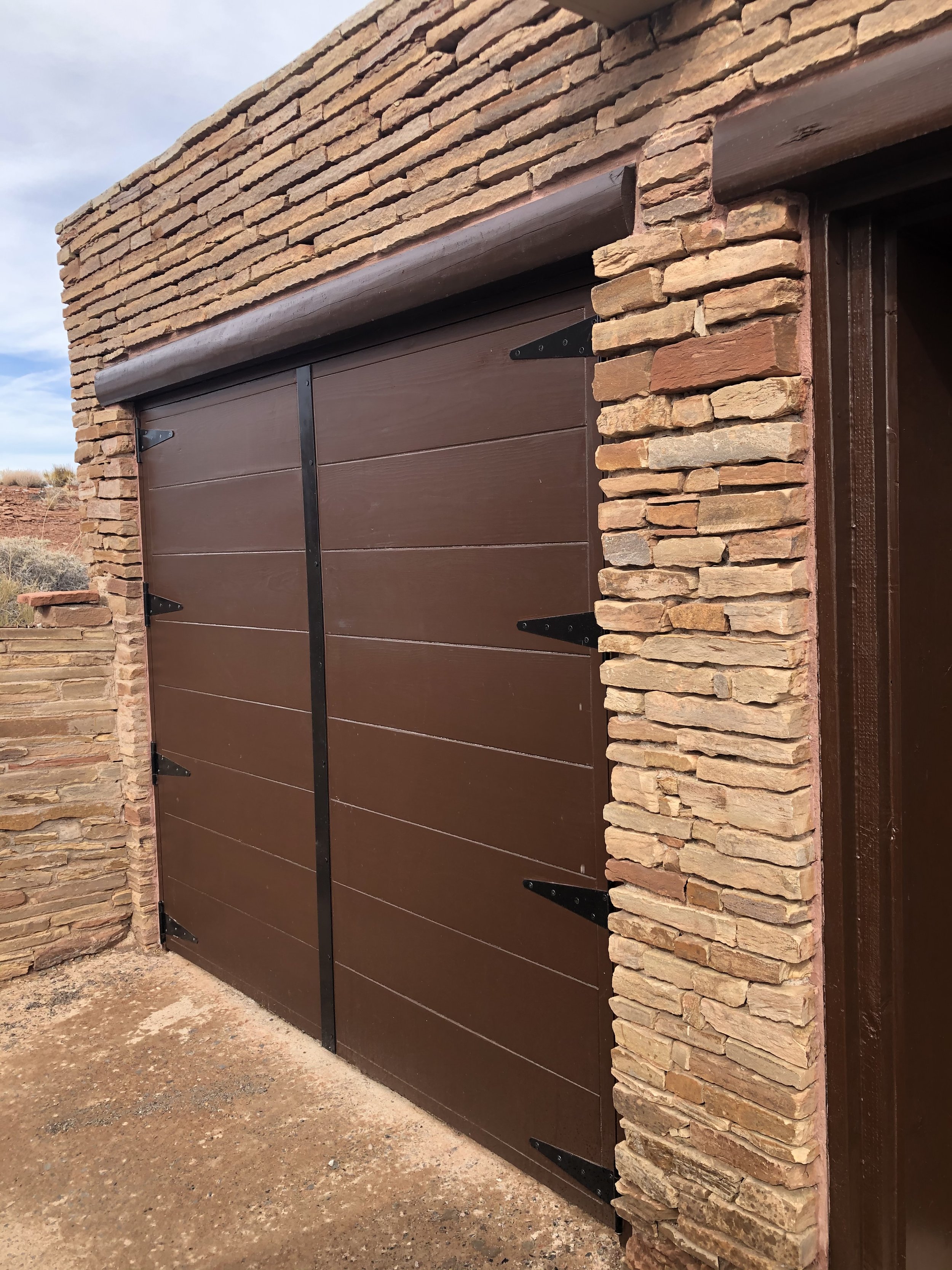 Custom Doors at Wupatki Visitor Center