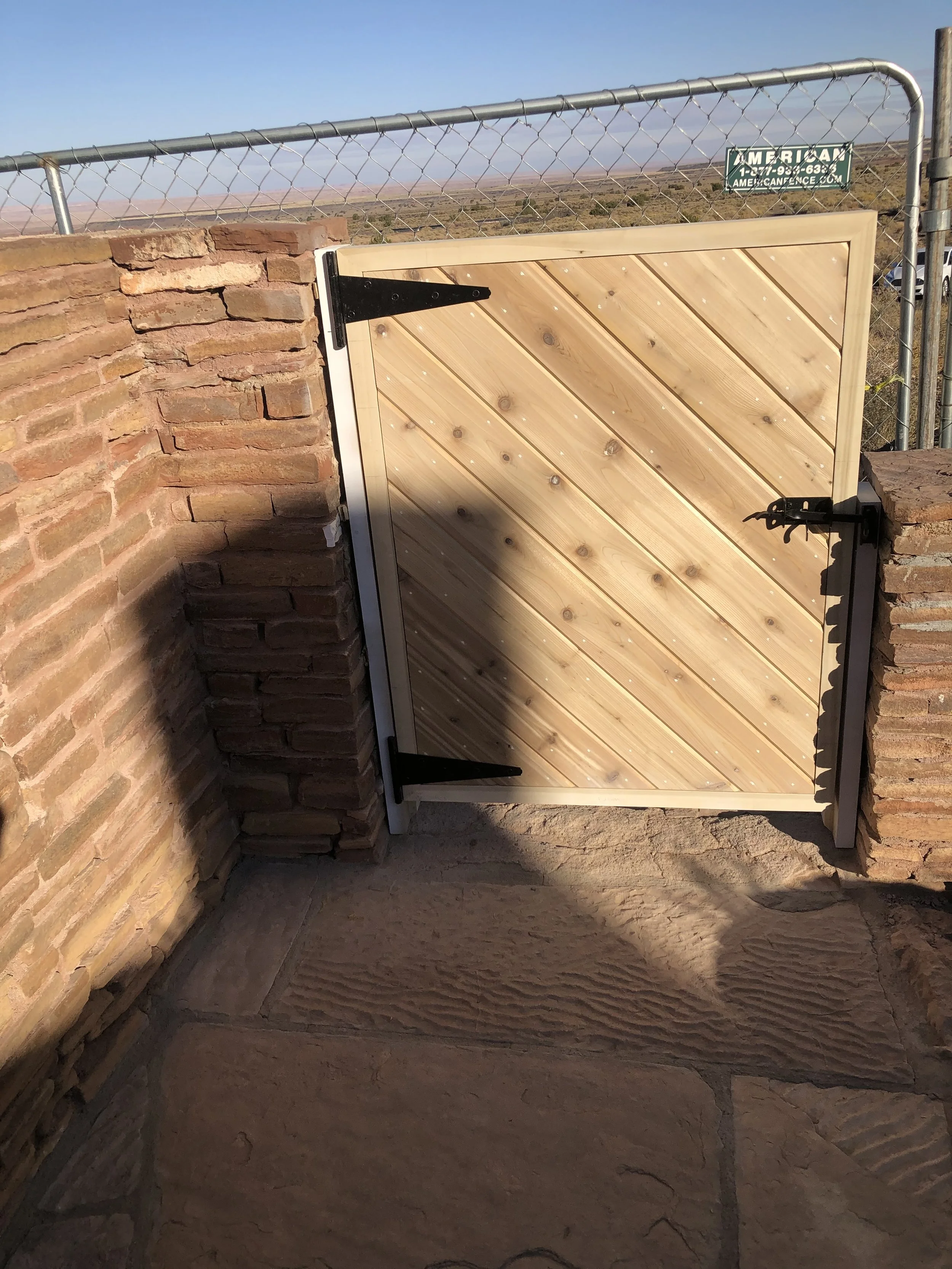 Custom Gate at Wupatki Visitor Center