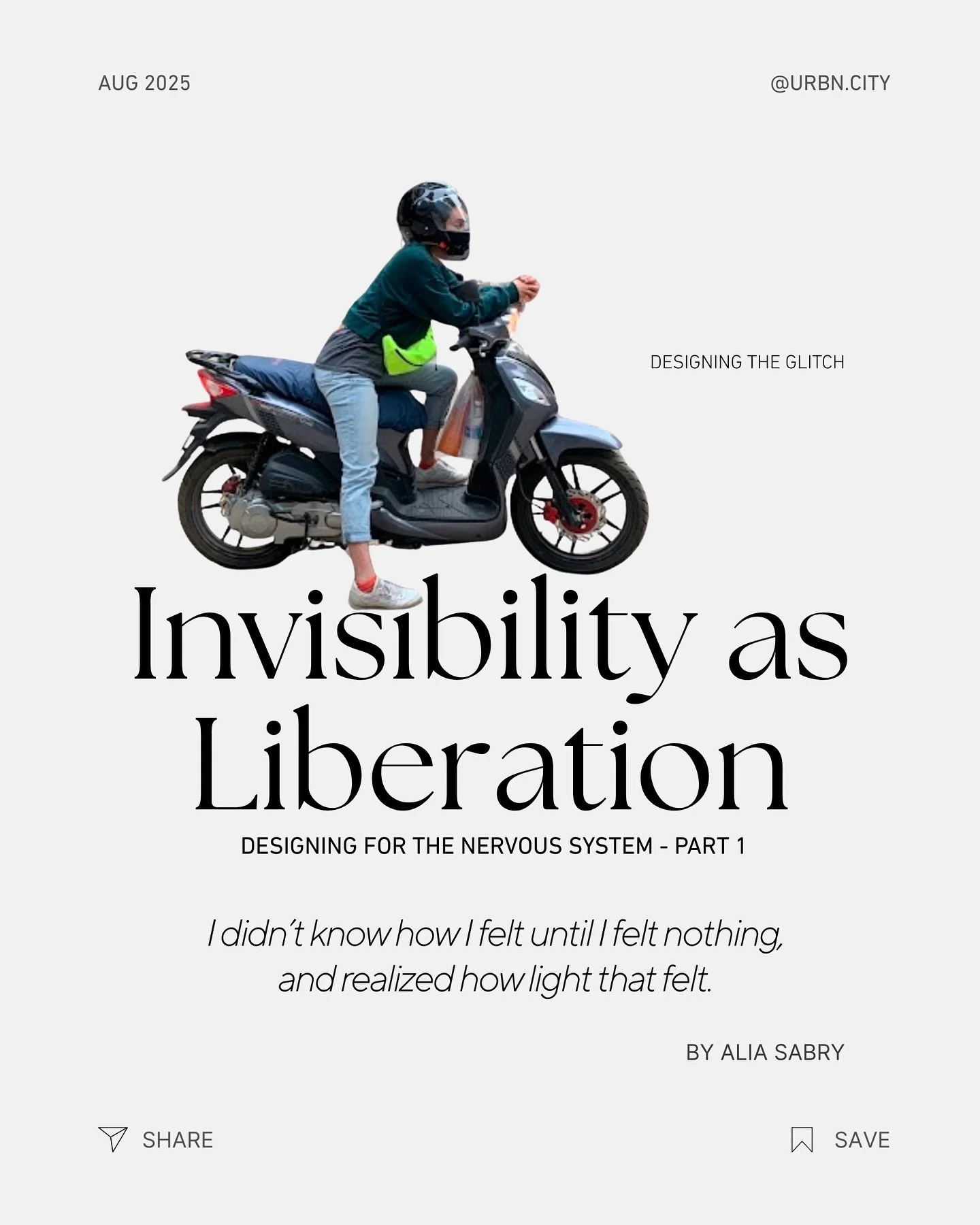 We live in a world full of unnecessary tension. As designers, builders, and decision-makers, we have a choice: extend the tension or design something different.

What if the products, services, and spaces we create could do the opposite &mdash; nurtu