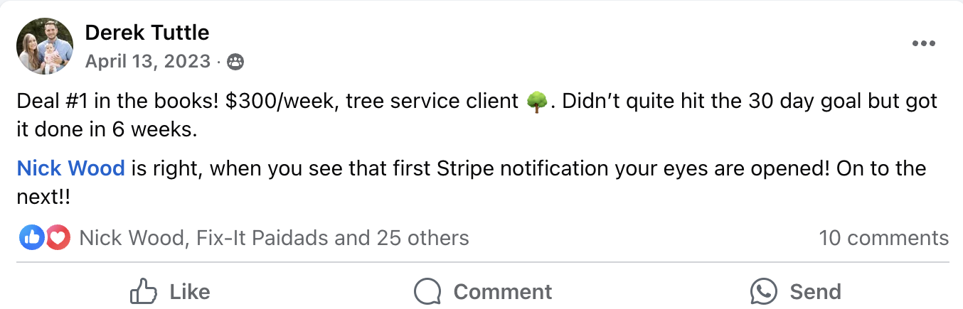 $300/per week deal