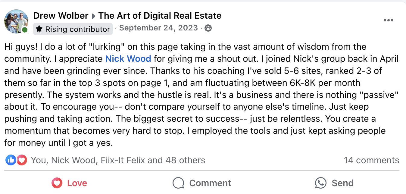 $6-8k monthly income