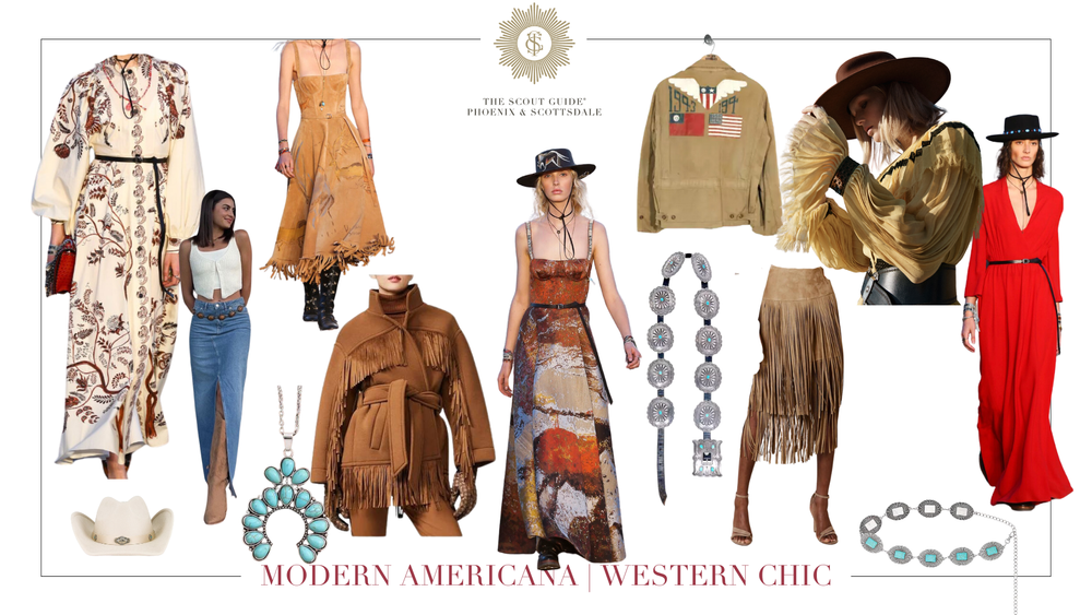 Veste Western Vintage Show Season Scottsdale - Cuir Cropped Motif Aztèque - USA Taille 10