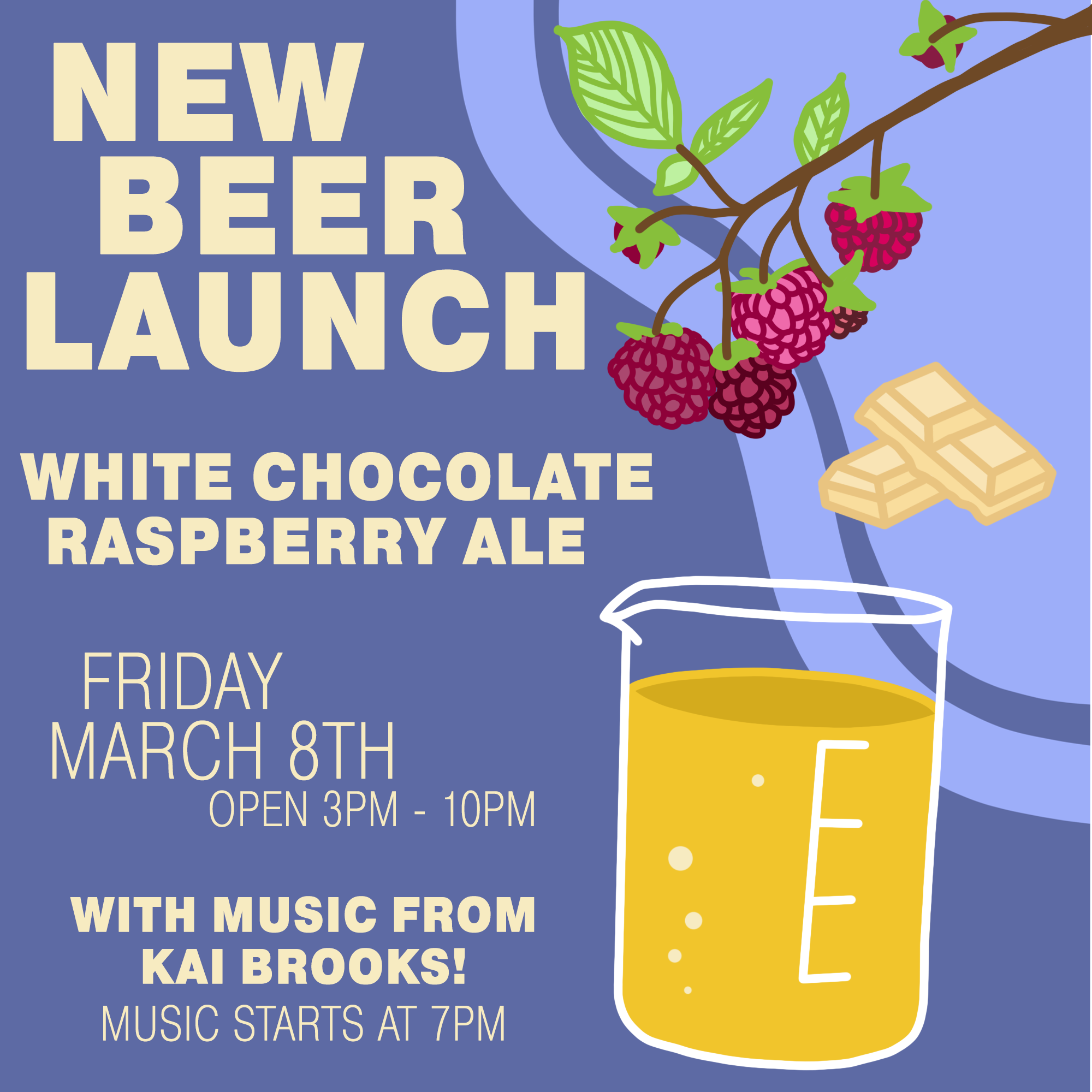 New Beer Launch: White Chocolate Raspberry Ale