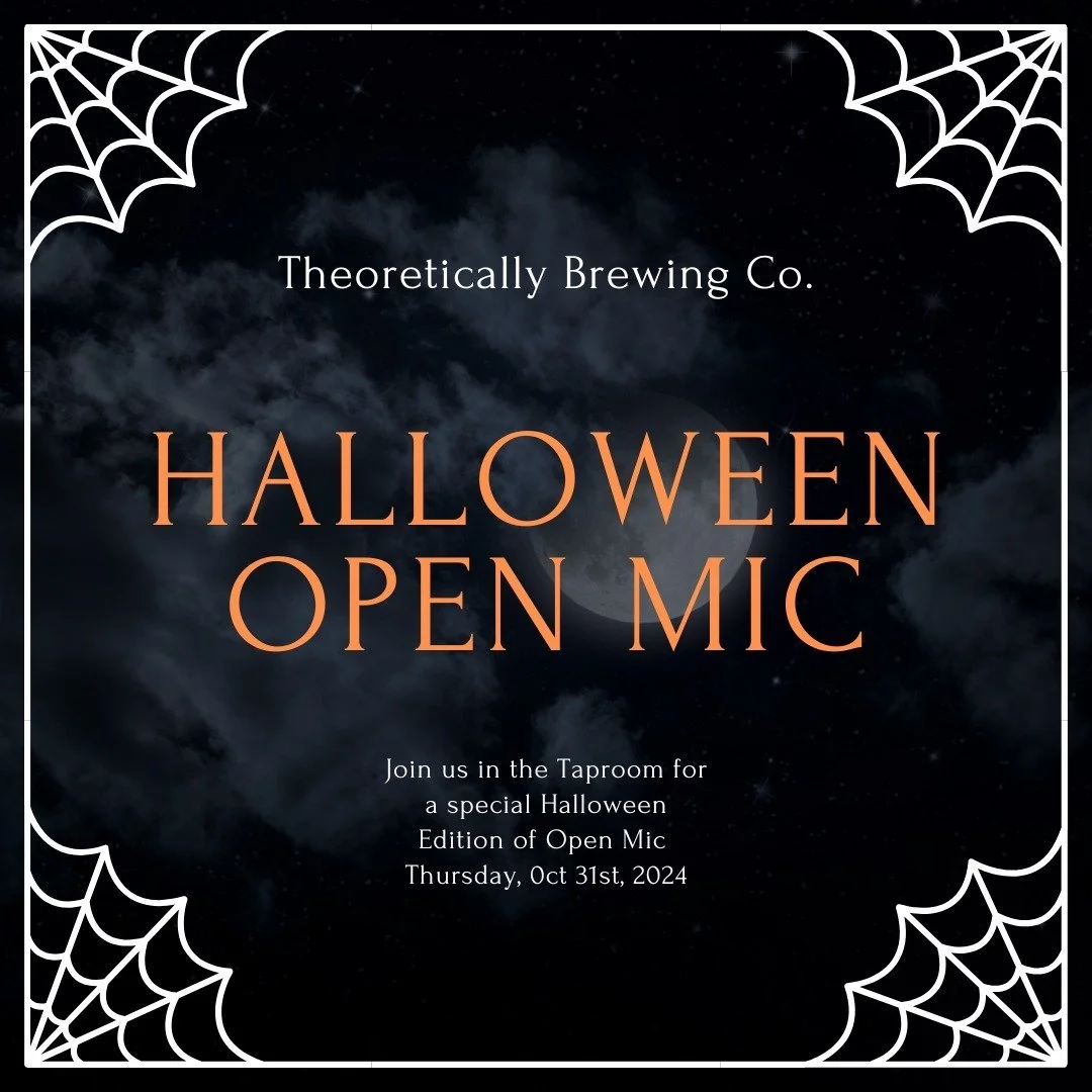 Happy Halloween! We're running our regular hours this evening, and the ever-fantastic Gabe is running Open Mic! #YQL #Lethbridge #SpookySeason #Halloween #ExploreLethbridge #SupportLocal 

@Theory.brew @vesanopizza