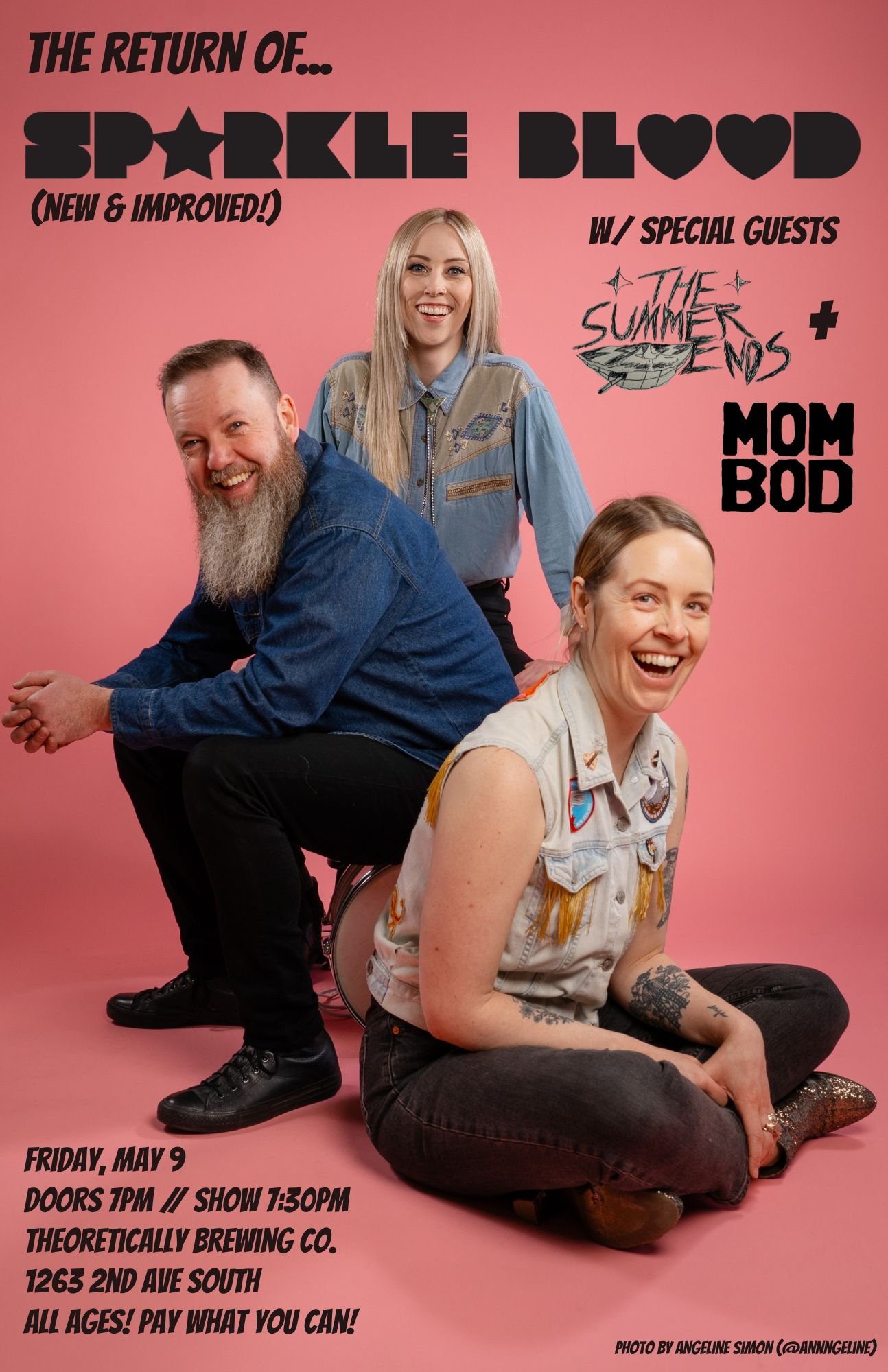 Sparkle Blood w/ The Summer Ends & MomBod
