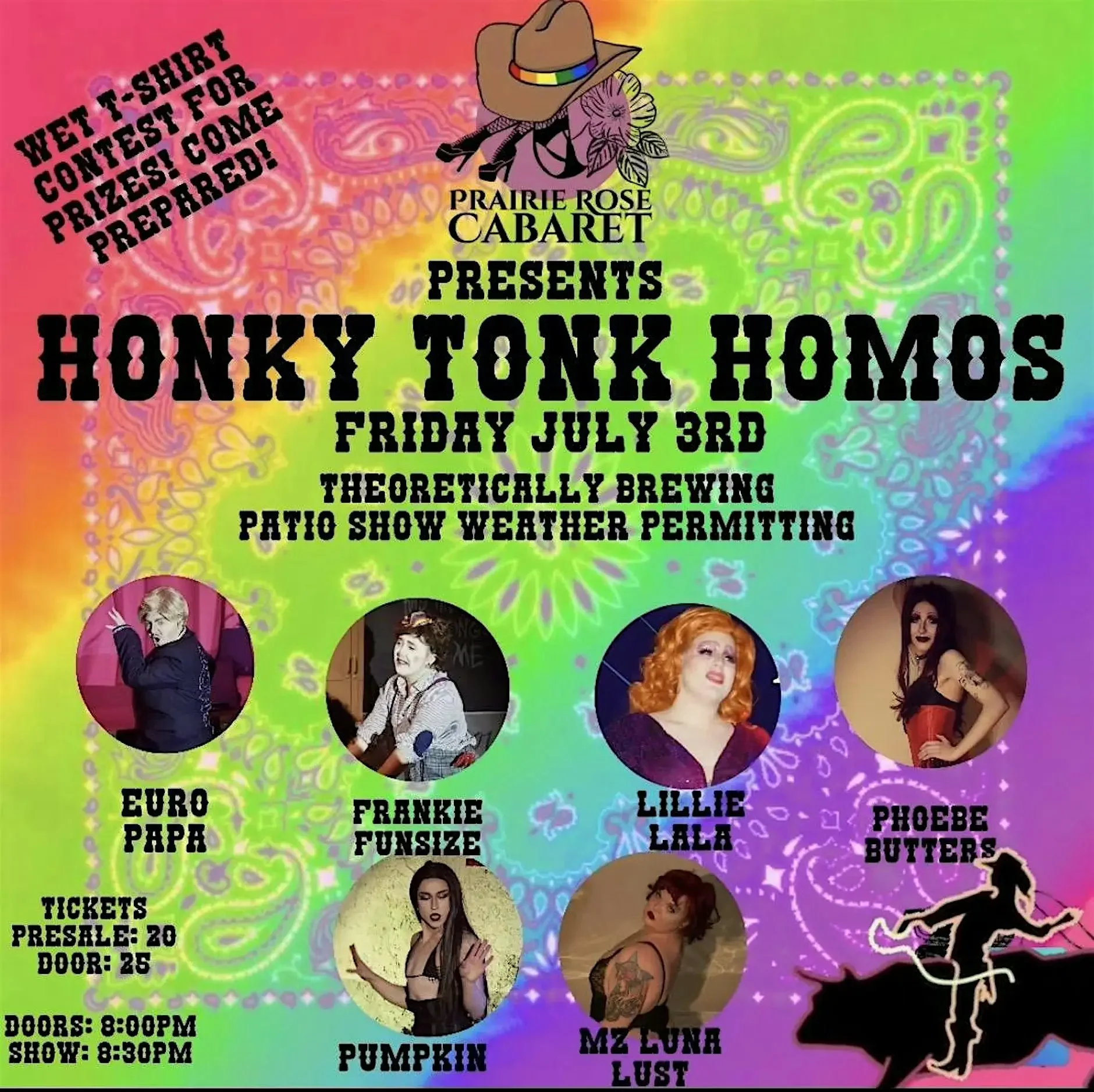 Prairie Rose Cabaret Presents: Honky Tonk Homos