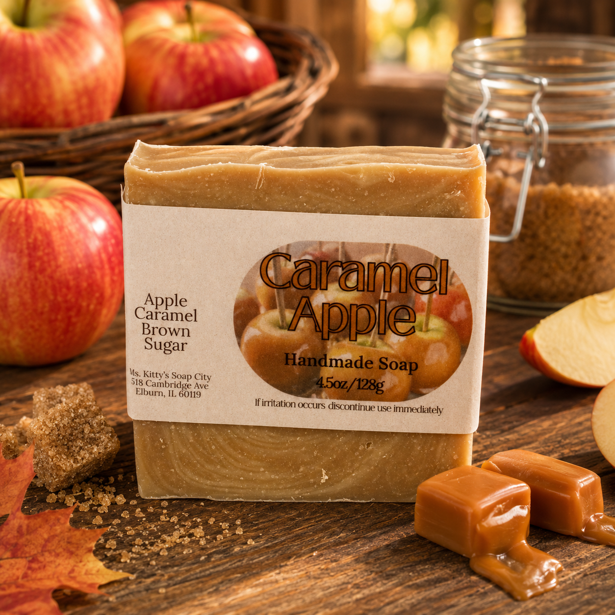 Caramel Apple Bar Soap